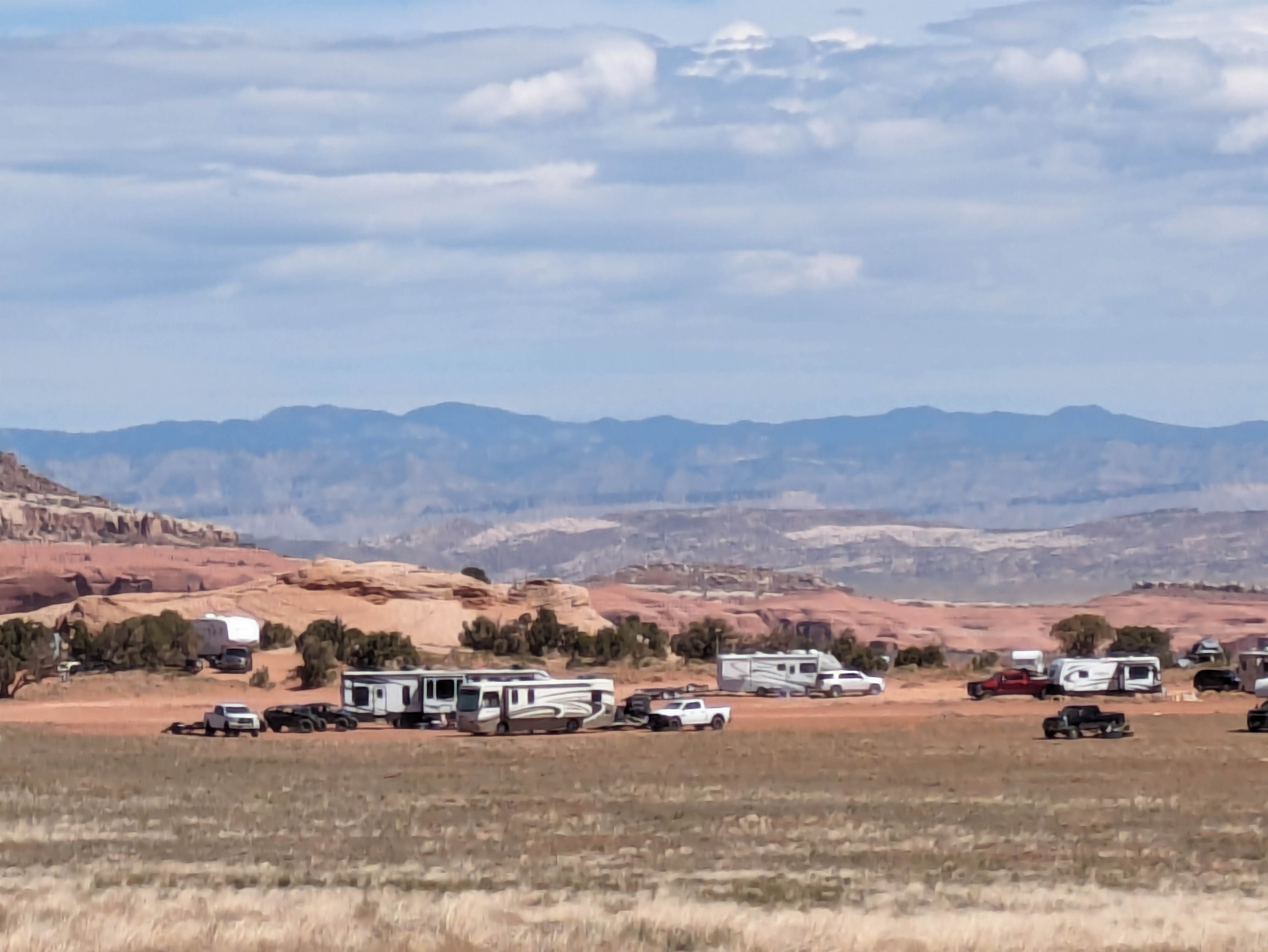 Camper-submitted photo at BLM Bartlett Flat Camping Area near Arches National Park