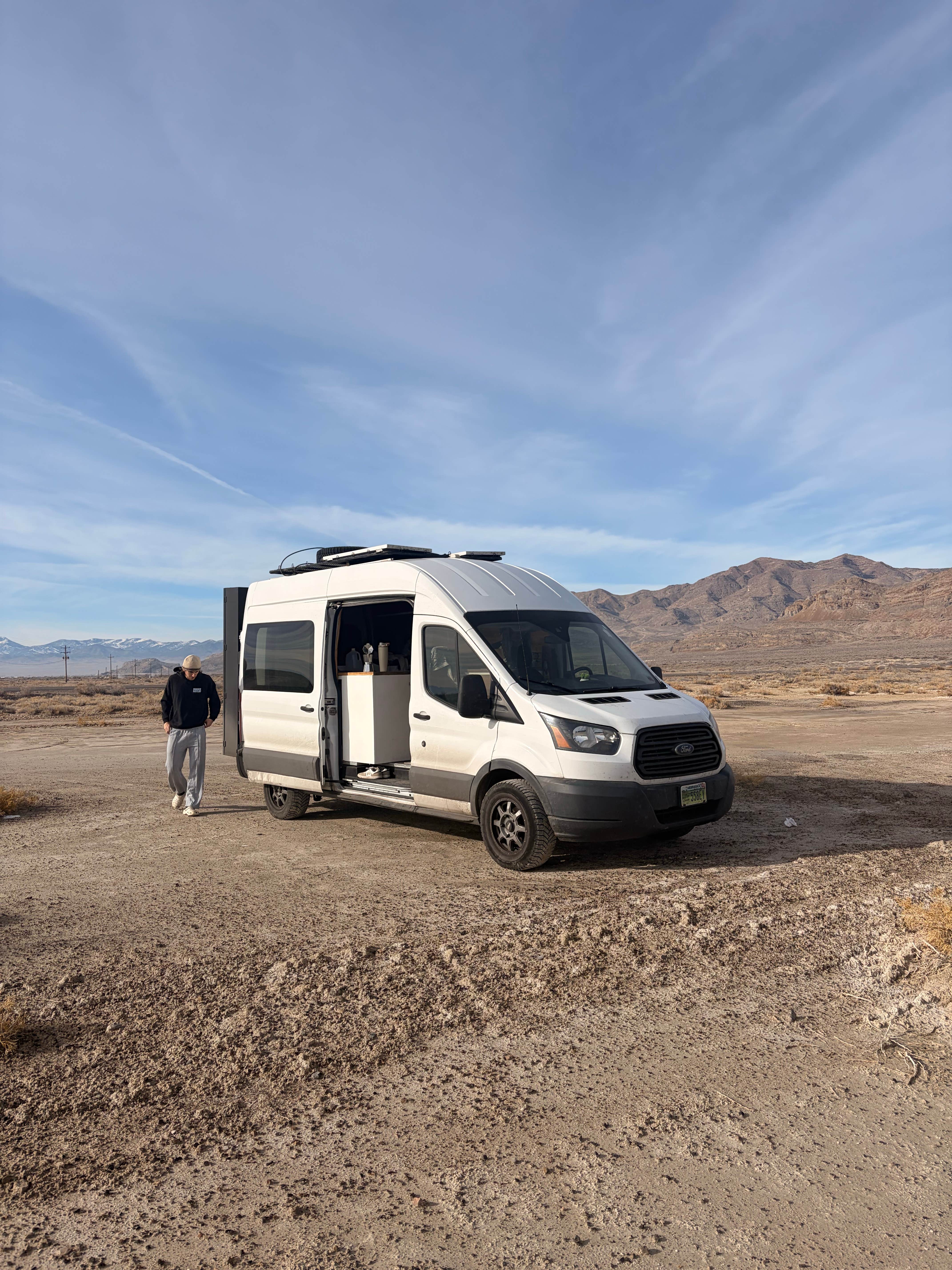 hap C.'s photo of rv camping at BLM Site next to Salt Flats near West Wendover, NV