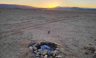 Pavla L.'s photo of a dispersed camping area at BLM Dispersed Camping at Joshua Tree near Pioneertown, CA