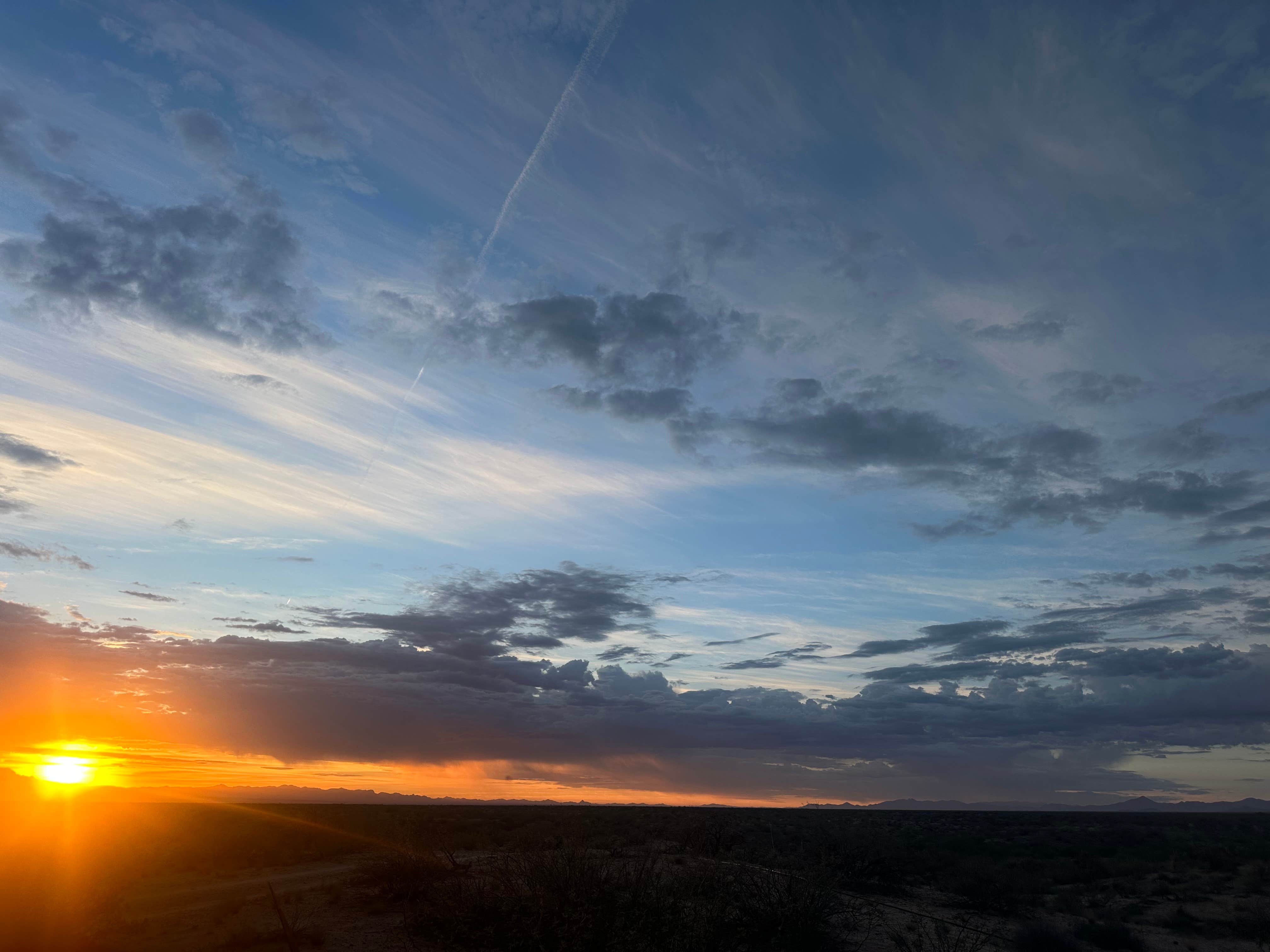 Alisa P.'s photo of a dispersed camping area at Tanque Road Dispersed Camping Near Safford near Bowie, AZ