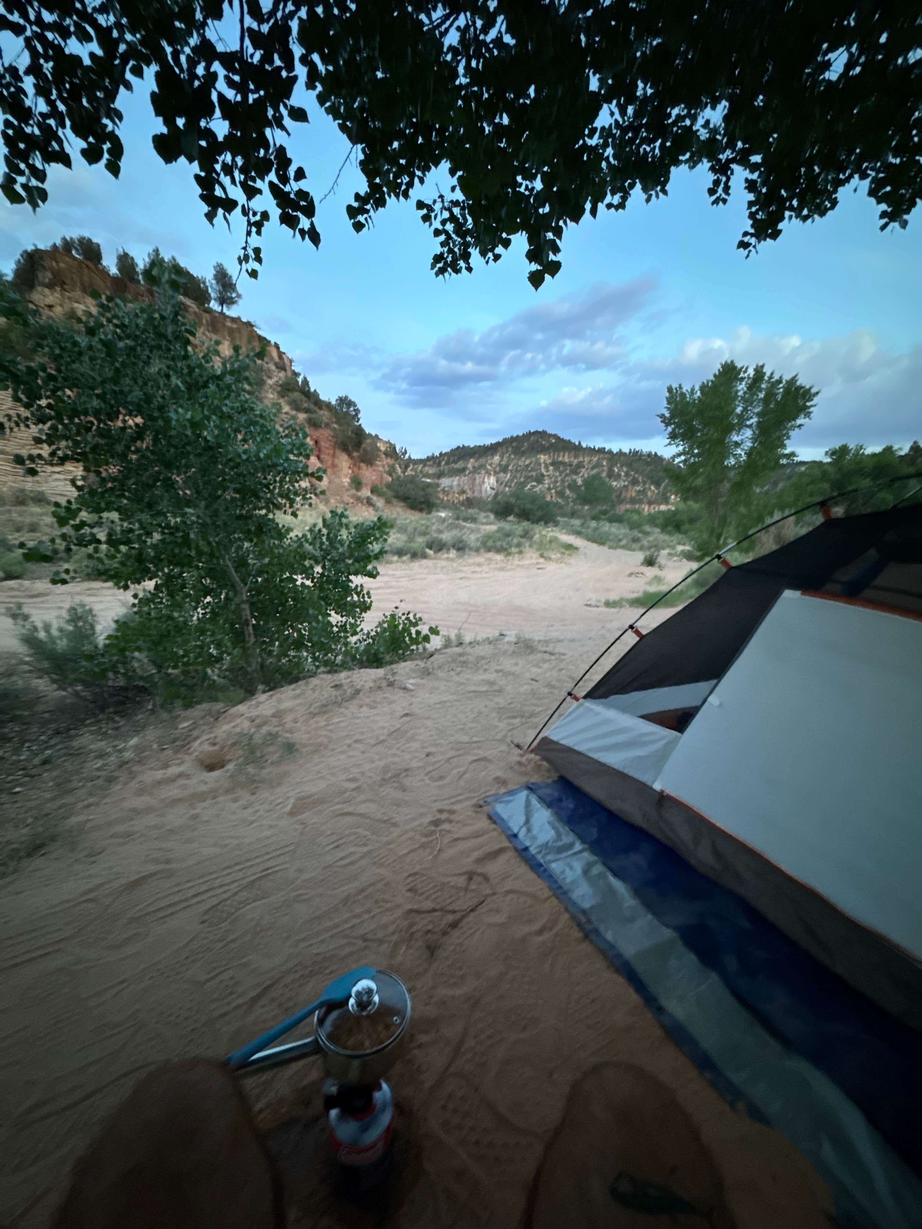 Tim M.'s photo of a dispersed camping area at Horse Camp Near Belly of the Dragon Trail near Orderville, UT