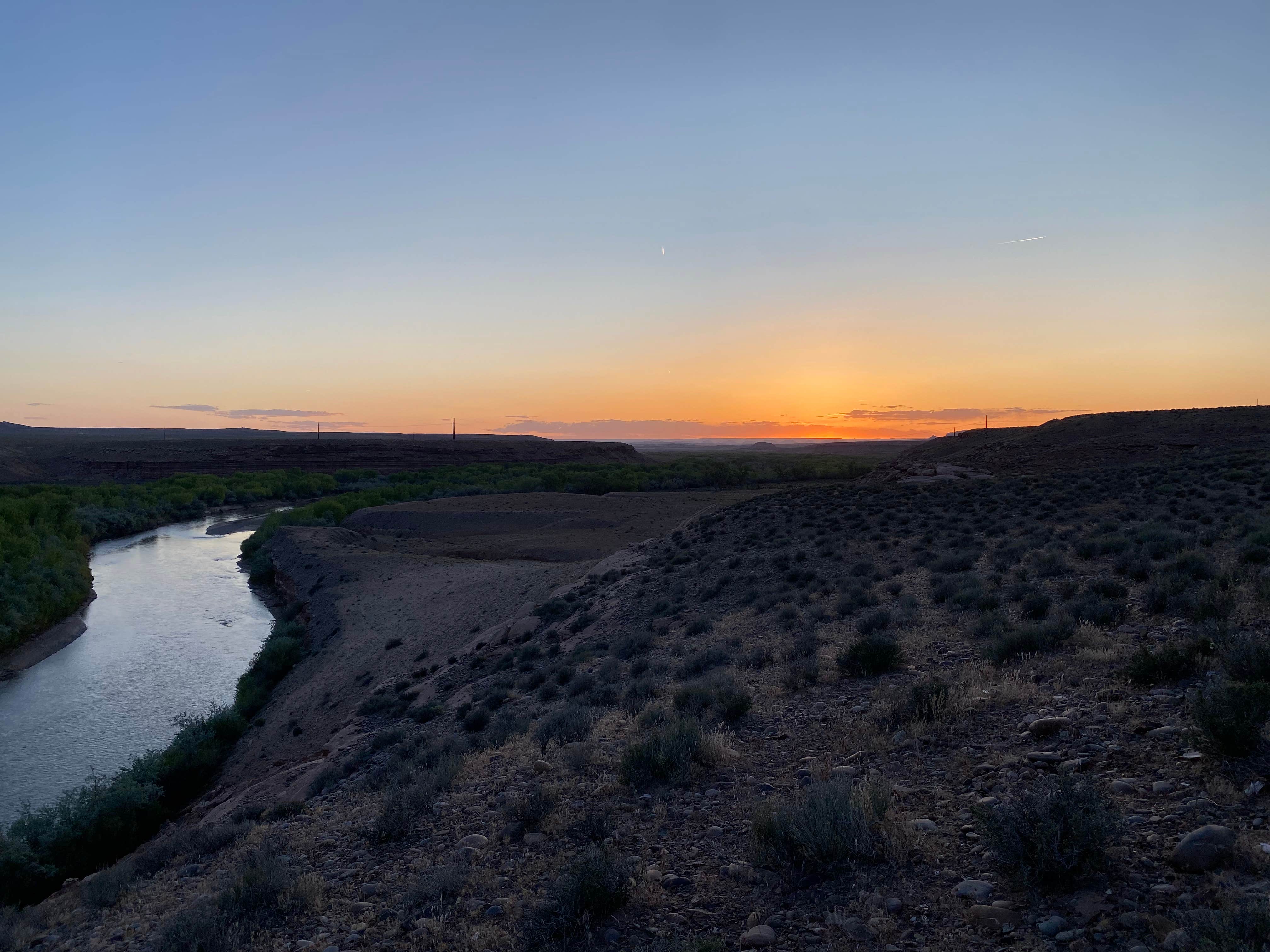Amina B.'s photo of a dispersed camping area at BLM Dispersed on San Juan River near Shiprock, NM