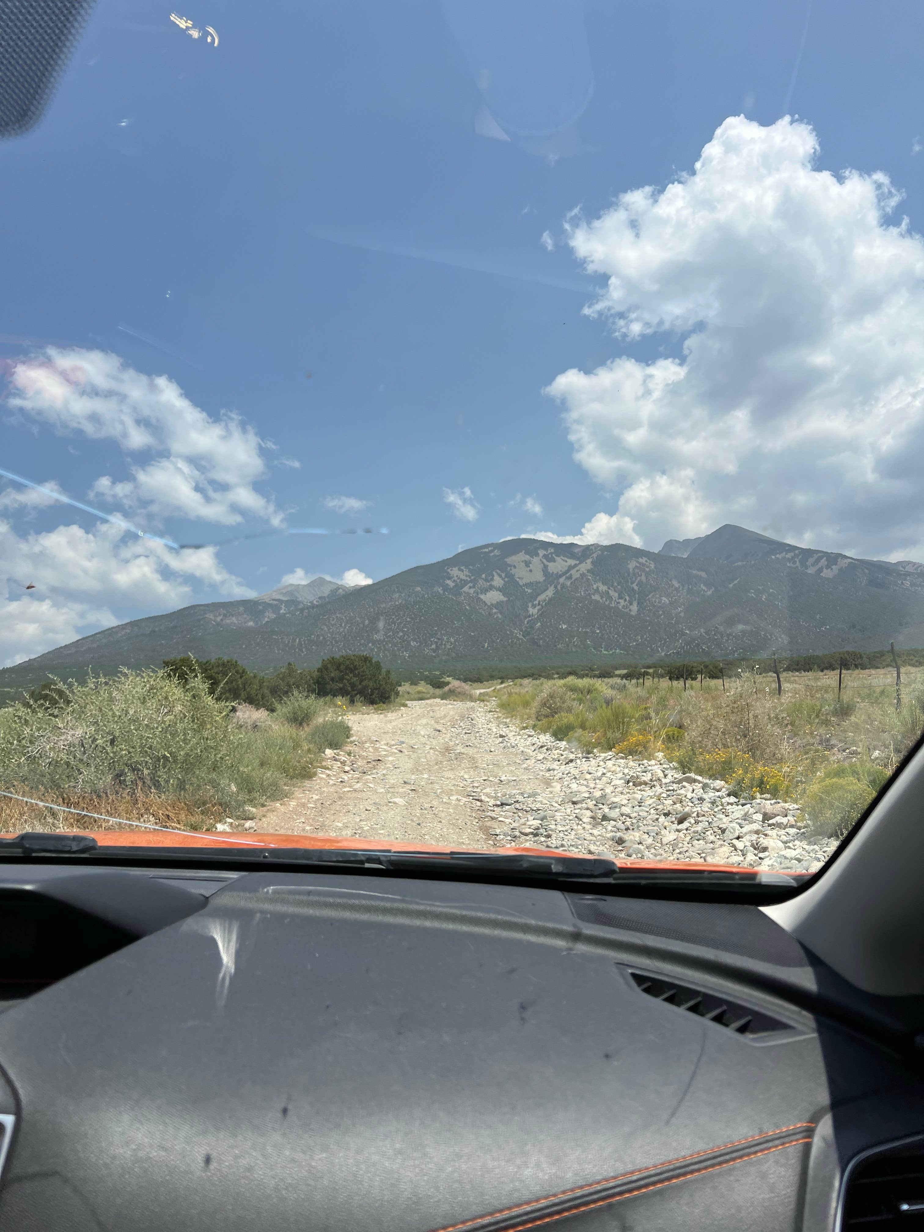 Morgan E.'s photo of a dispersed camping area at BLM Mt. Blanca Rd. Dispersed near Mosca, CO