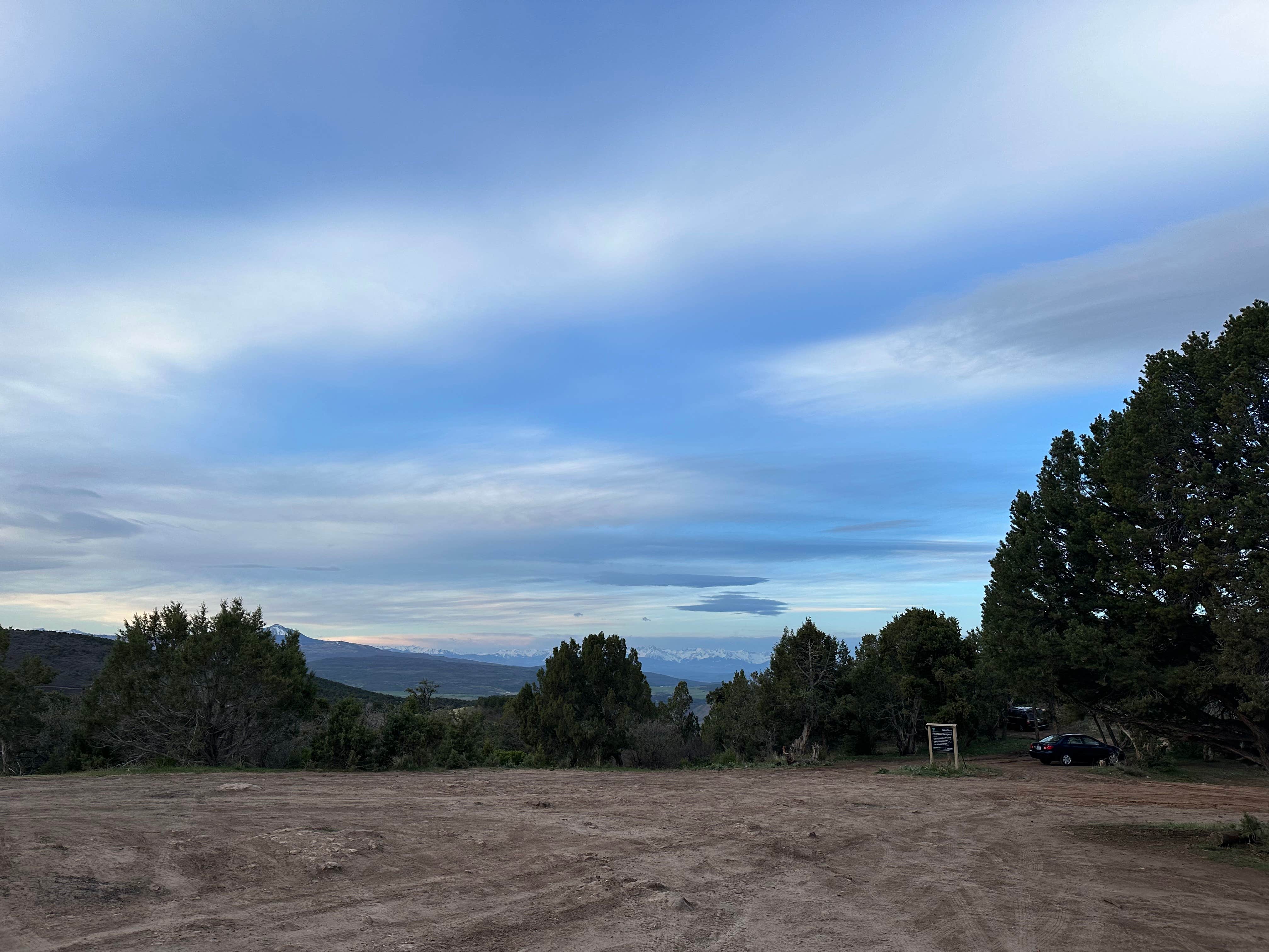 Mackenzie S.'s photo of a dispersed camping area at Black Canyon Dispersed Camping near Crawford, CO