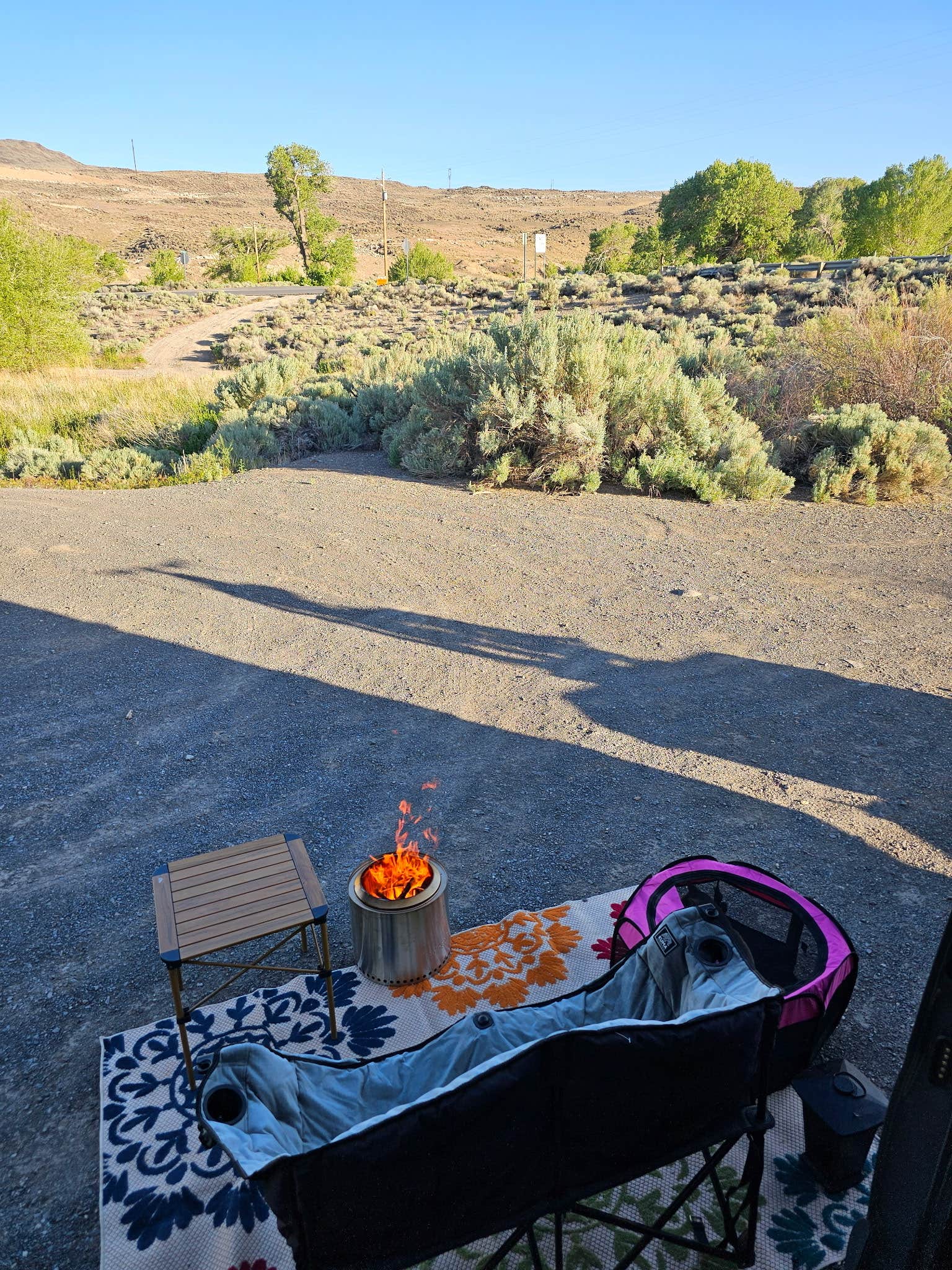 Camper-submitted photo at BLM next to Truckee River, in Mustang near Fernley, NV