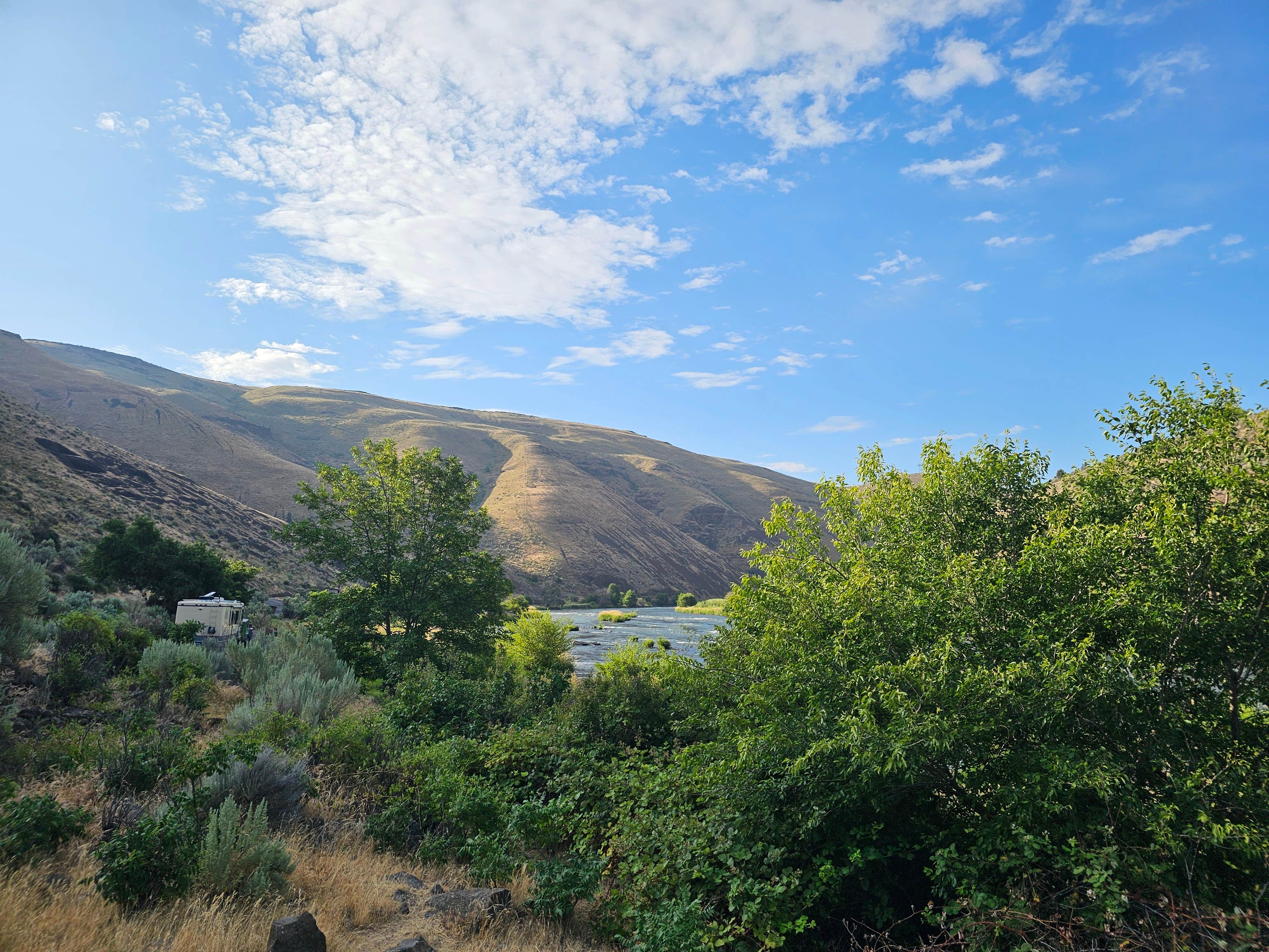 Camper-submitted photo at Oak Springs Campground near Maupin, OR