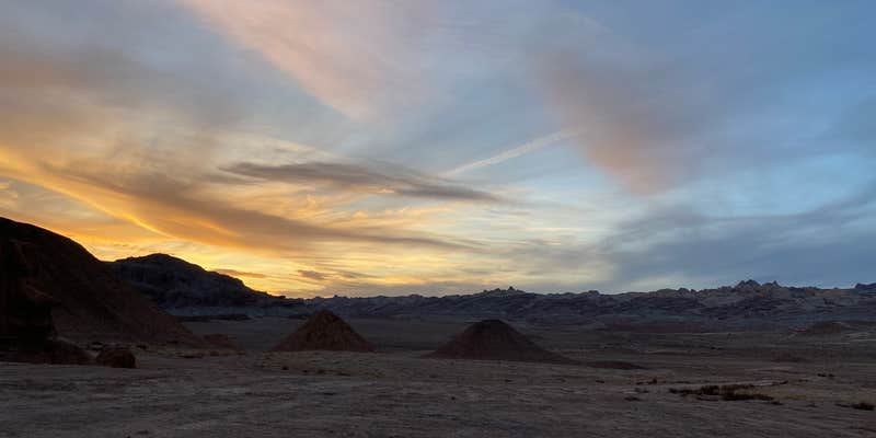 Camper submitted image from Goblin Valley State Park - Behind the Butte Camping
