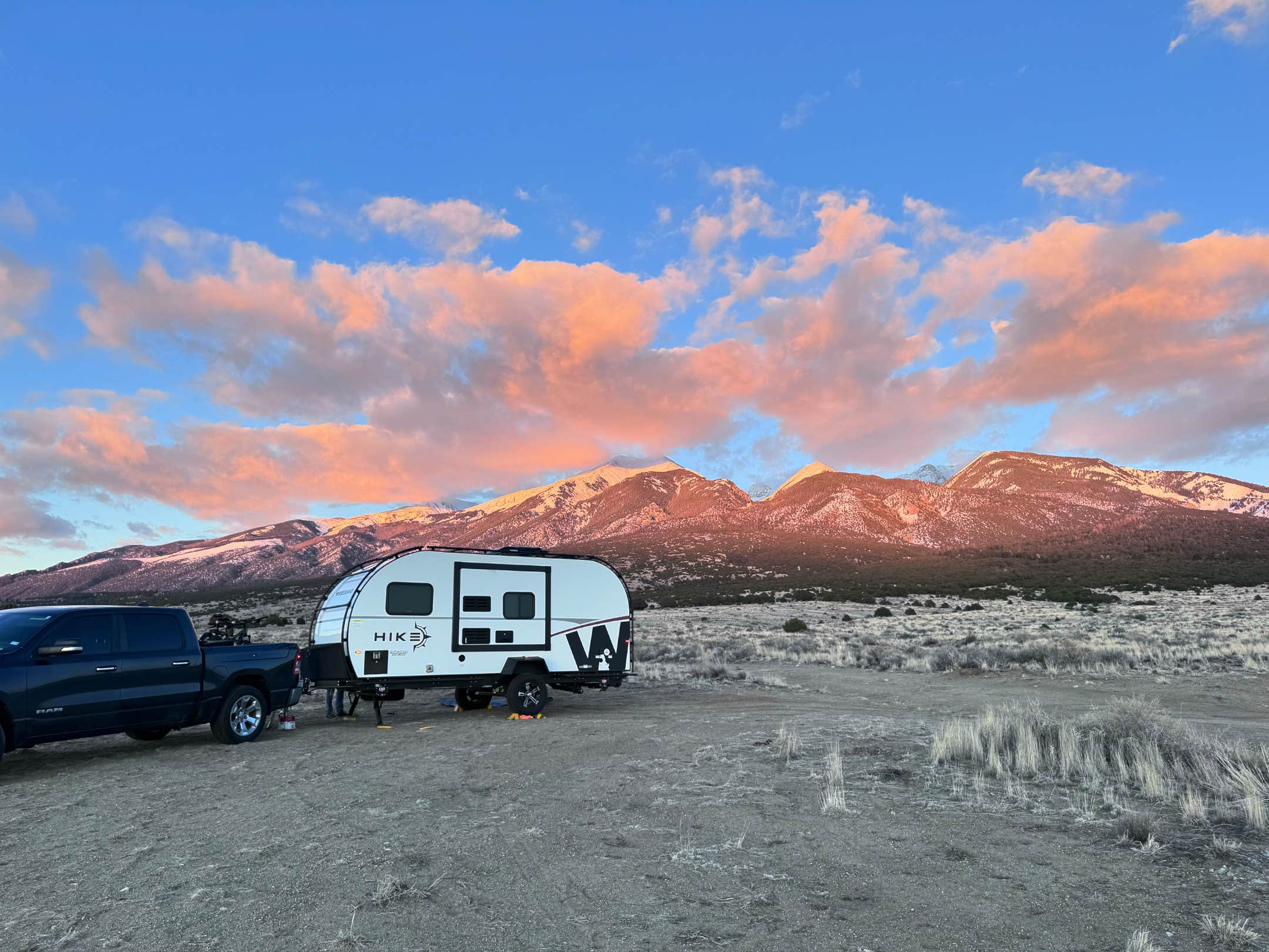 Amanda P.'s photo of rv camping at BLM Near Great Sand Dunes Hwy 150 near Great Sand Dunes National Park And Preserve