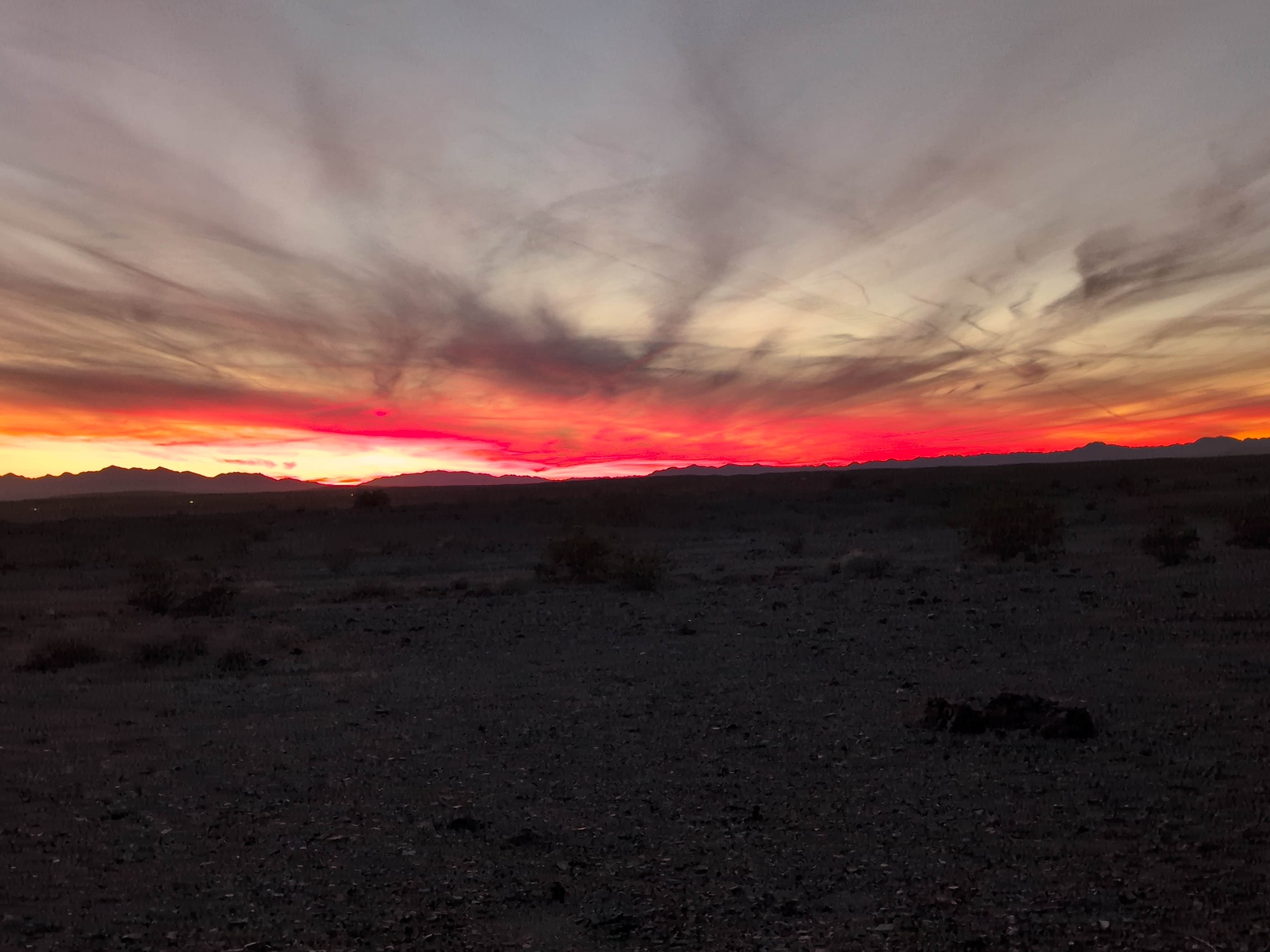 Camper-submitted photo at BLM dispersed camping spur at MP 133.8 near Lake Havasu City, AZ