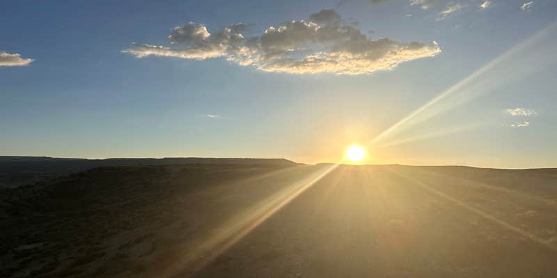 Camper submitted image from BLM Wyoming
