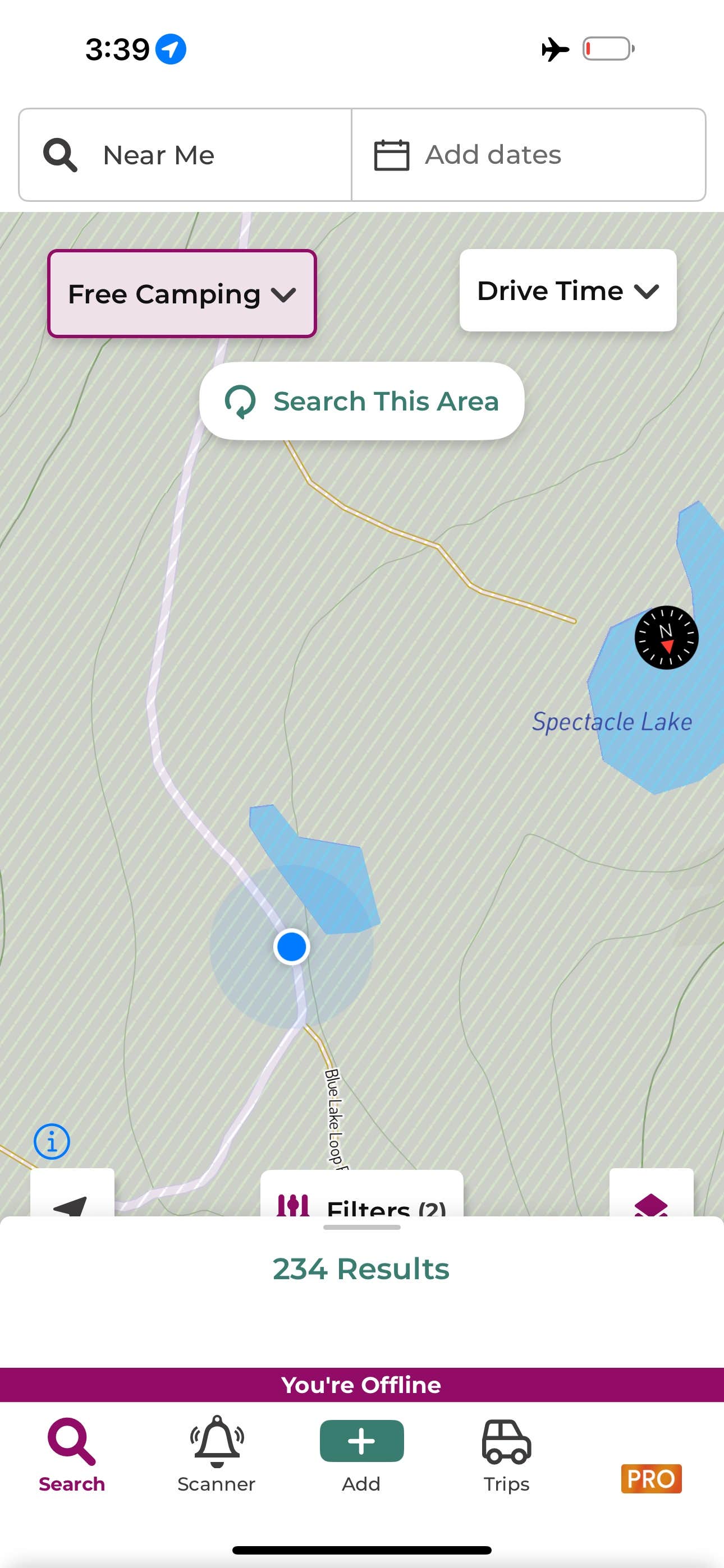 Camper submitted image from Blue Lake Loop Pond - 3