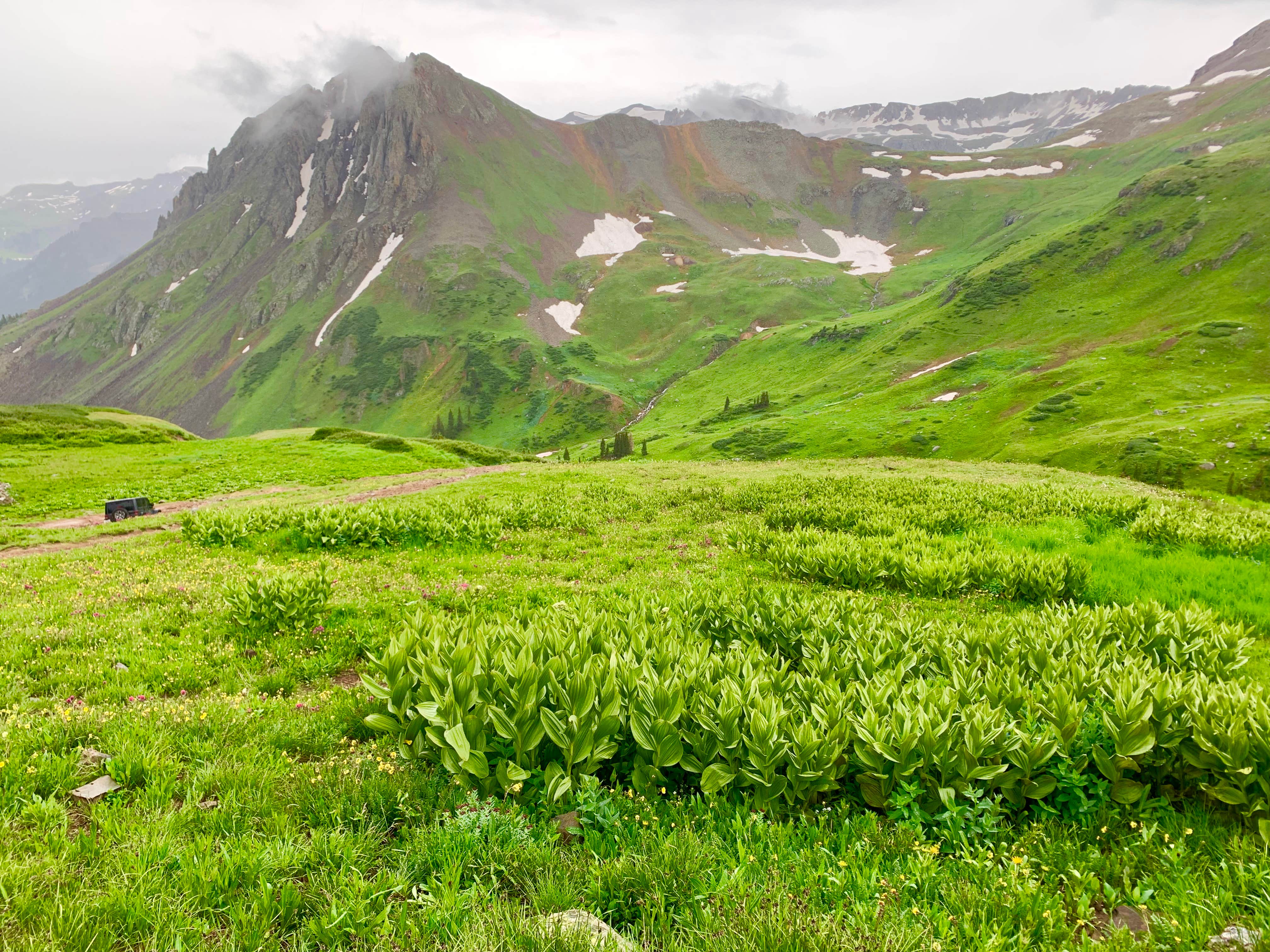 Camping near Last Dollar Road: Blue Lakes Trailhead Dispersed, Ouray, Colorado