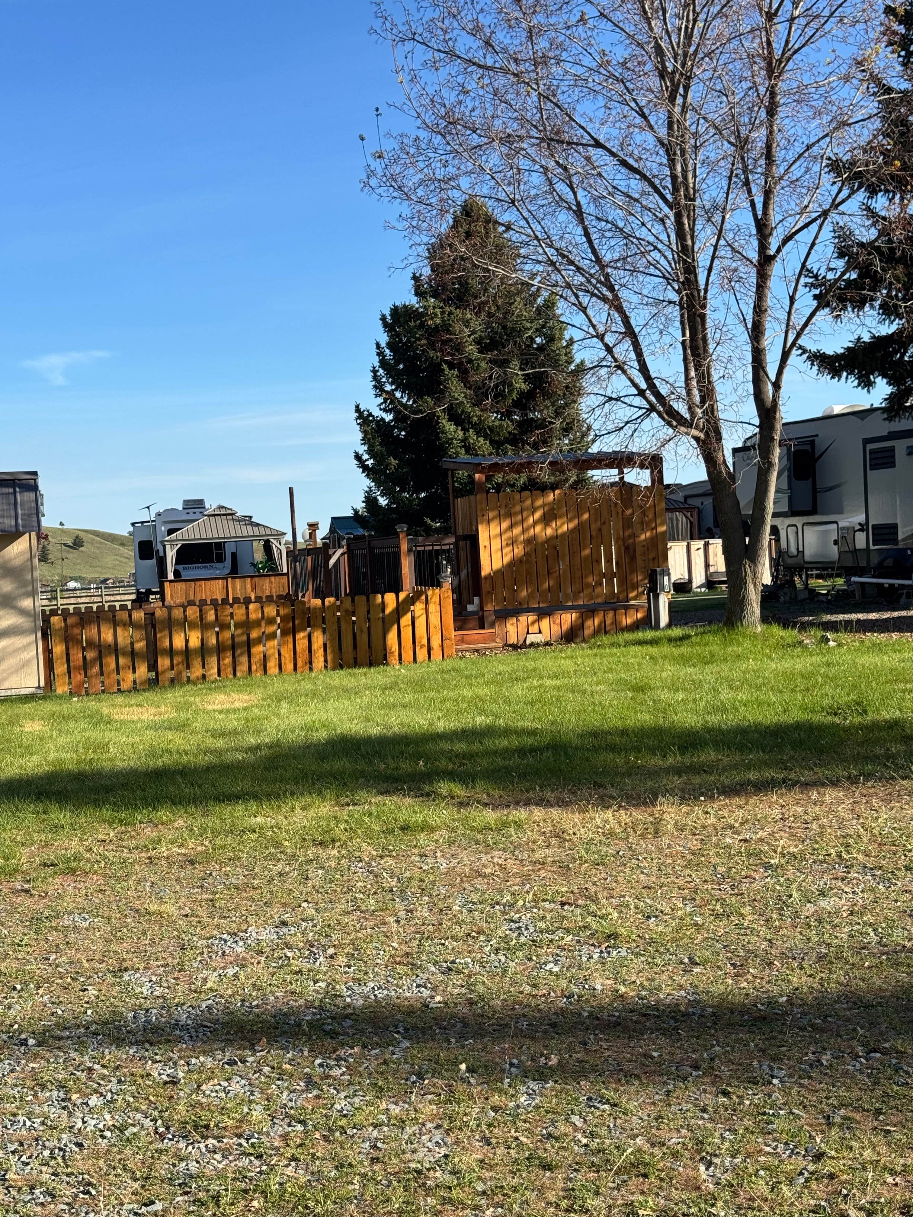 Camper-submitted photo at Blue Mountain RV Park near Fortine, MT