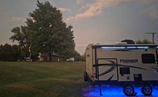 R S.'s photo of rv camping at Blue Springs Lake Campground near Unity Village, MO