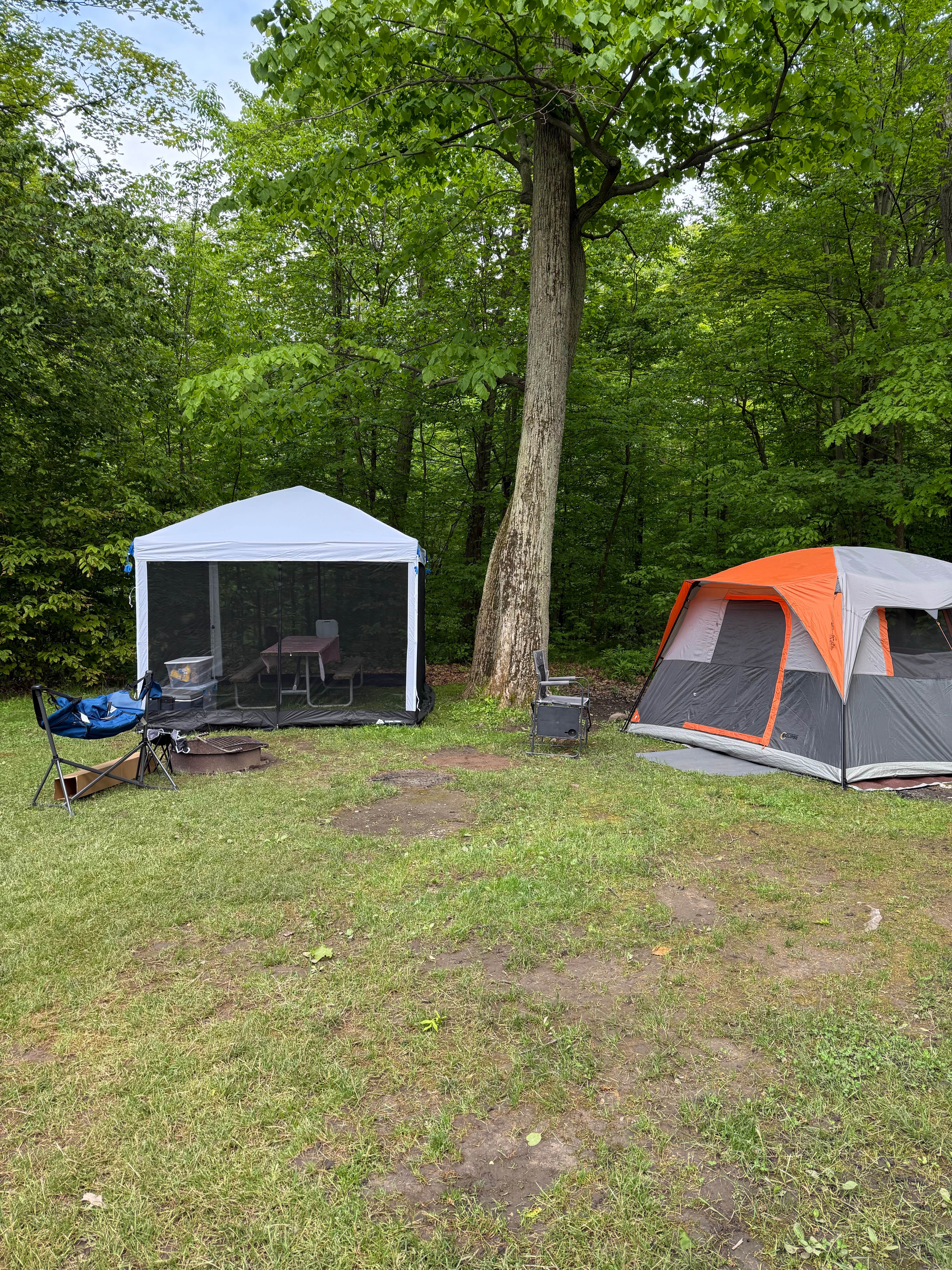 Camper-submitted photo at Bluff Camping Area — Fair Haven Beach State Park near Sodus Point, NY