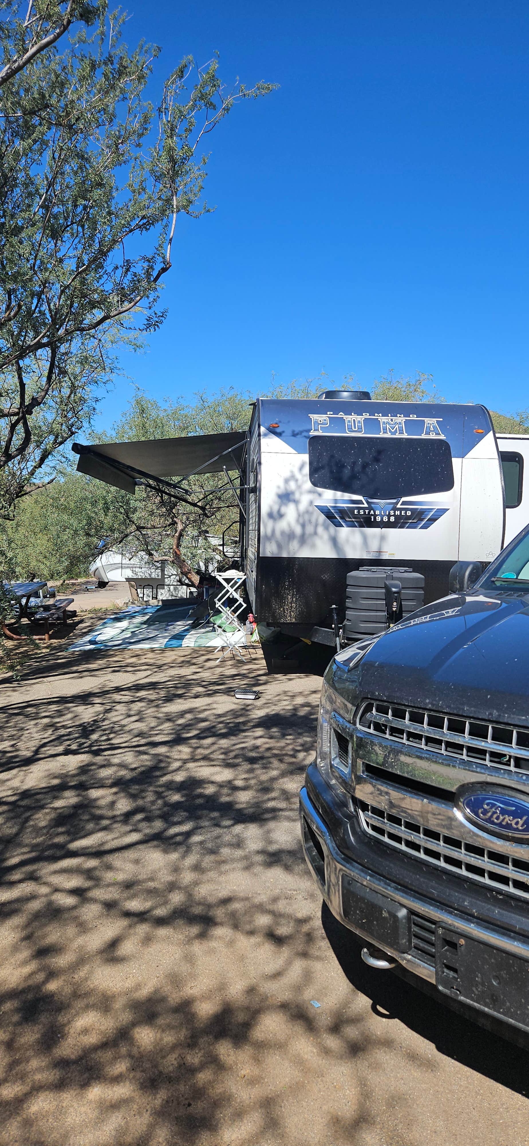 Mike & Misty A.'s photo of rv camping at Patagonia Lake State Park Boat-In Campsites near Sásabe, AZ