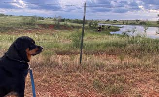 Ryan M.'s photo of camping with pets at Bobcat Creek RV Park near Foss, OK