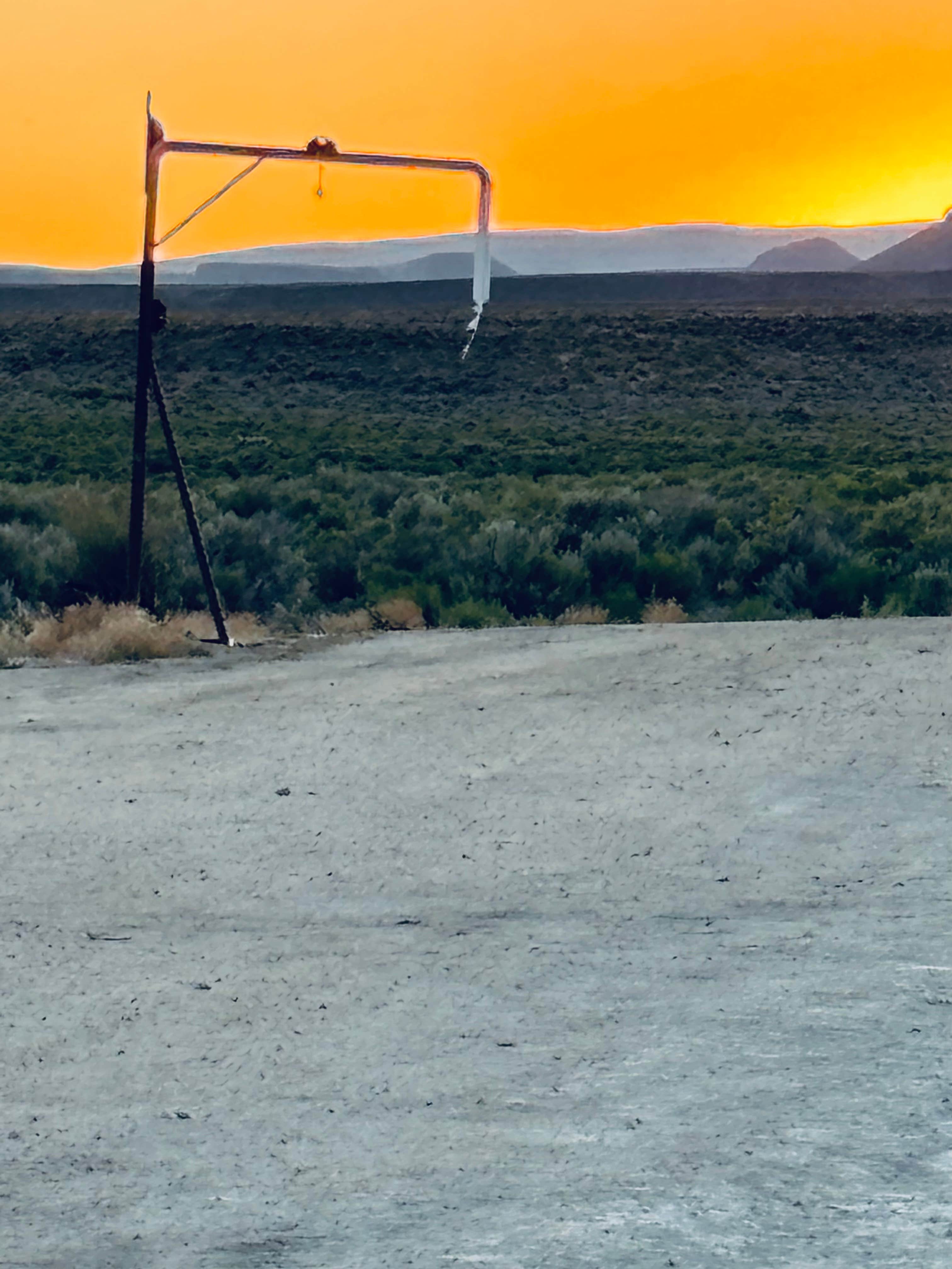 Heidi M.'s photo of a dispersed camping area at Bog Hot Springs Dispersed Camping near Denio, NV