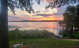 Lynn's photo of camping with pets at Bois D'Arc Lake Wildlife Area near Bradley, AR