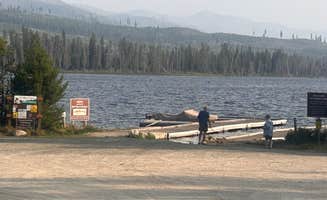 reed C.'s photo of camping with pets at Boise National Forest Shoreline Campground near Payette National Forest
