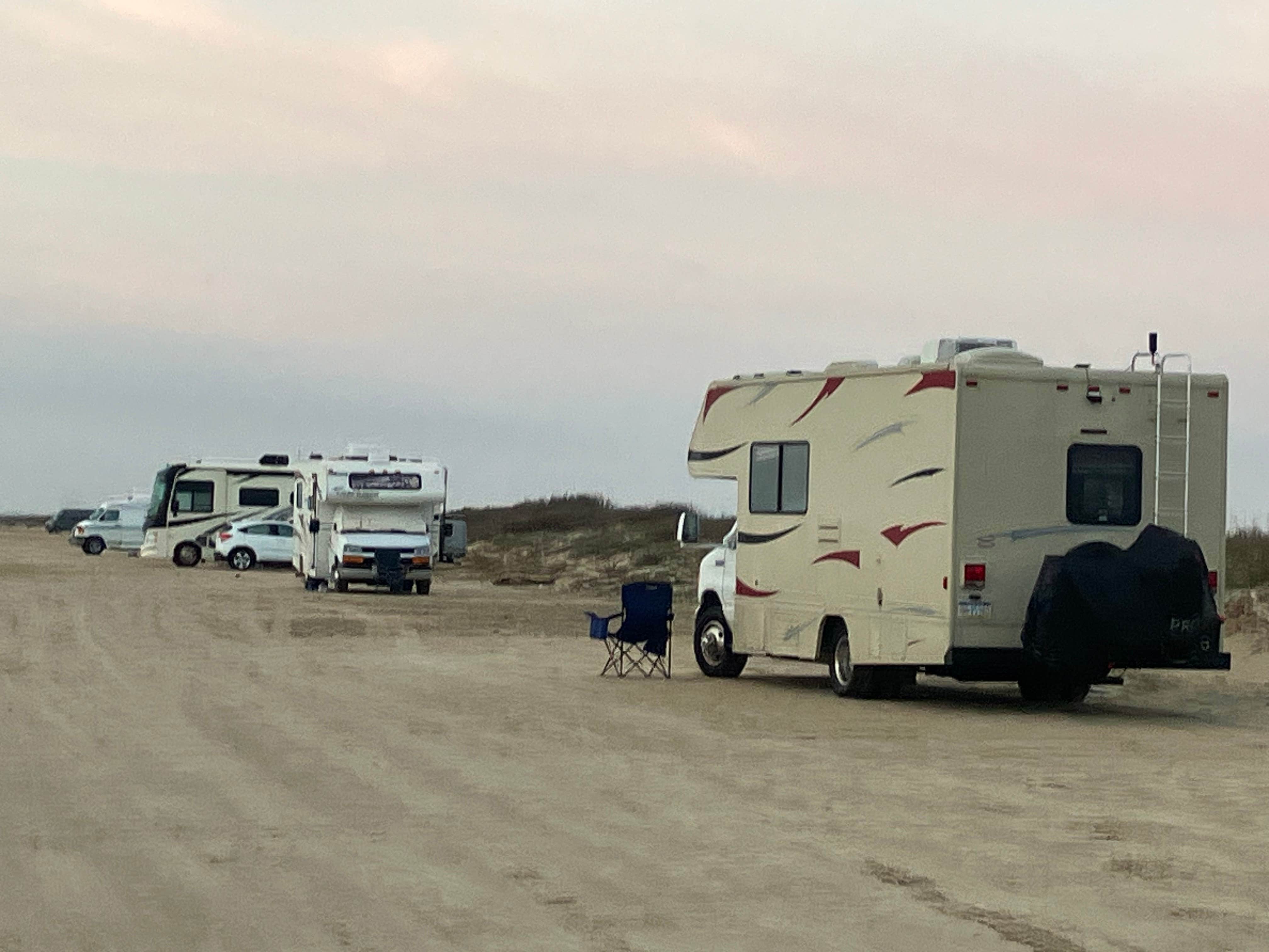Bolivar Flats Dispersed Camping