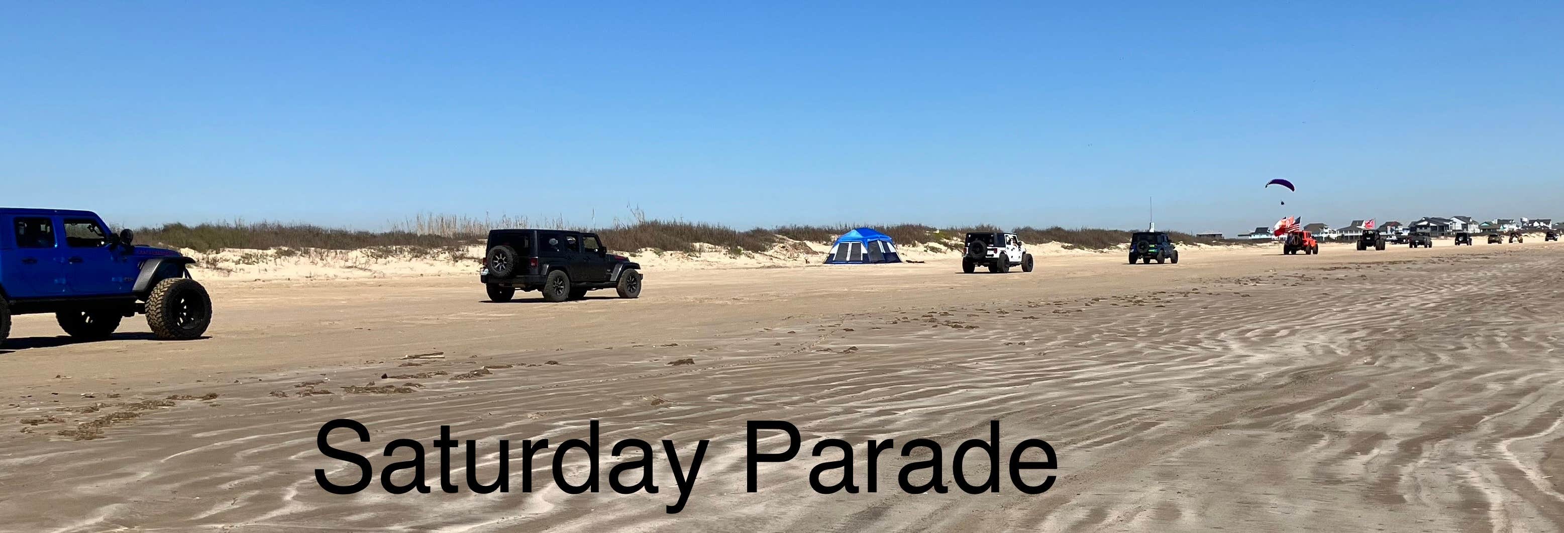 Bolivar Flats Dispersed Camping