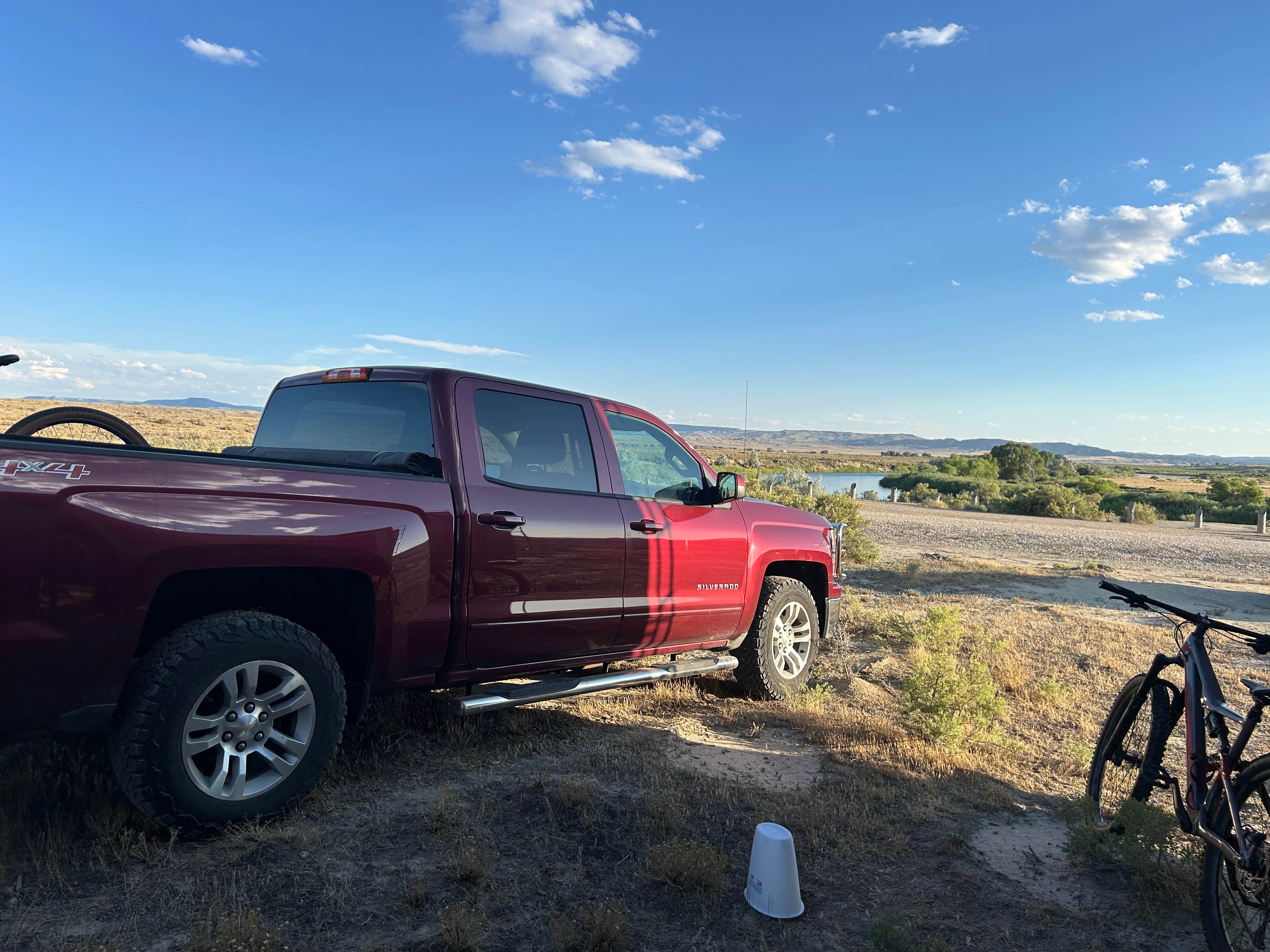 Camper-submitted photo at Bolton Creek near Evansville, WY