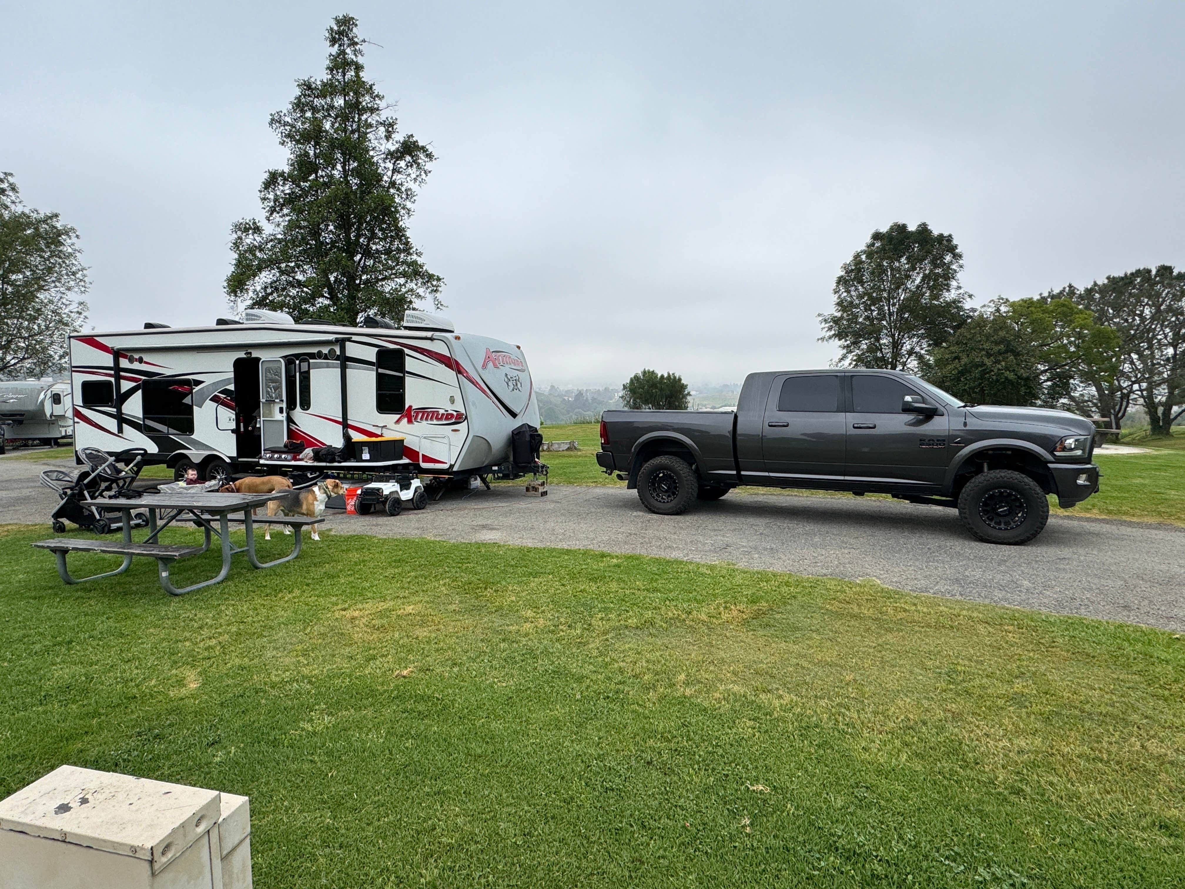 Matthew W.'s photo of camping with pets at Bonelli Bluffs near Fontana, CA