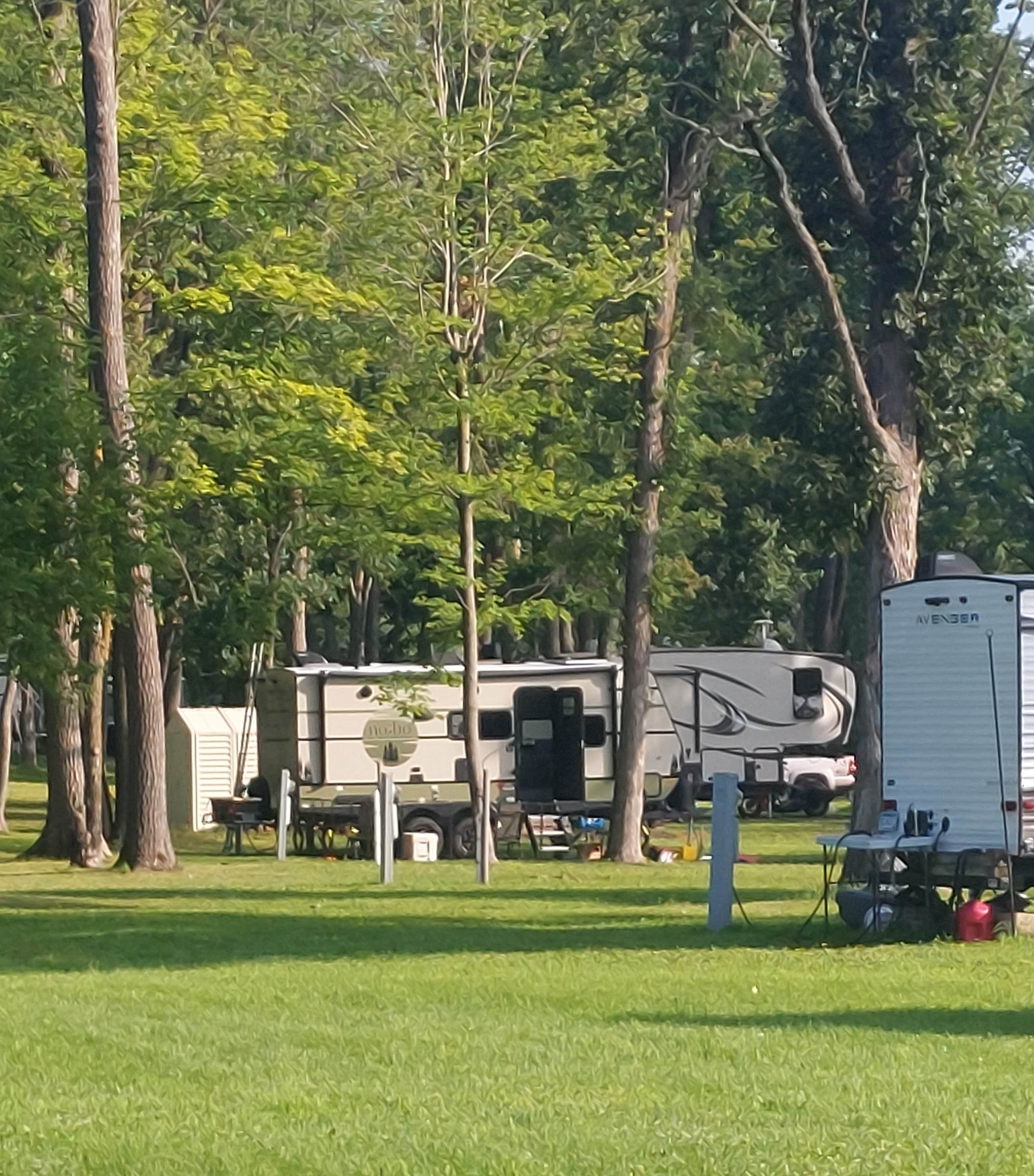 Laura P.'s photo of rv camping at Boulder Woods RV Park near Pine City, MN