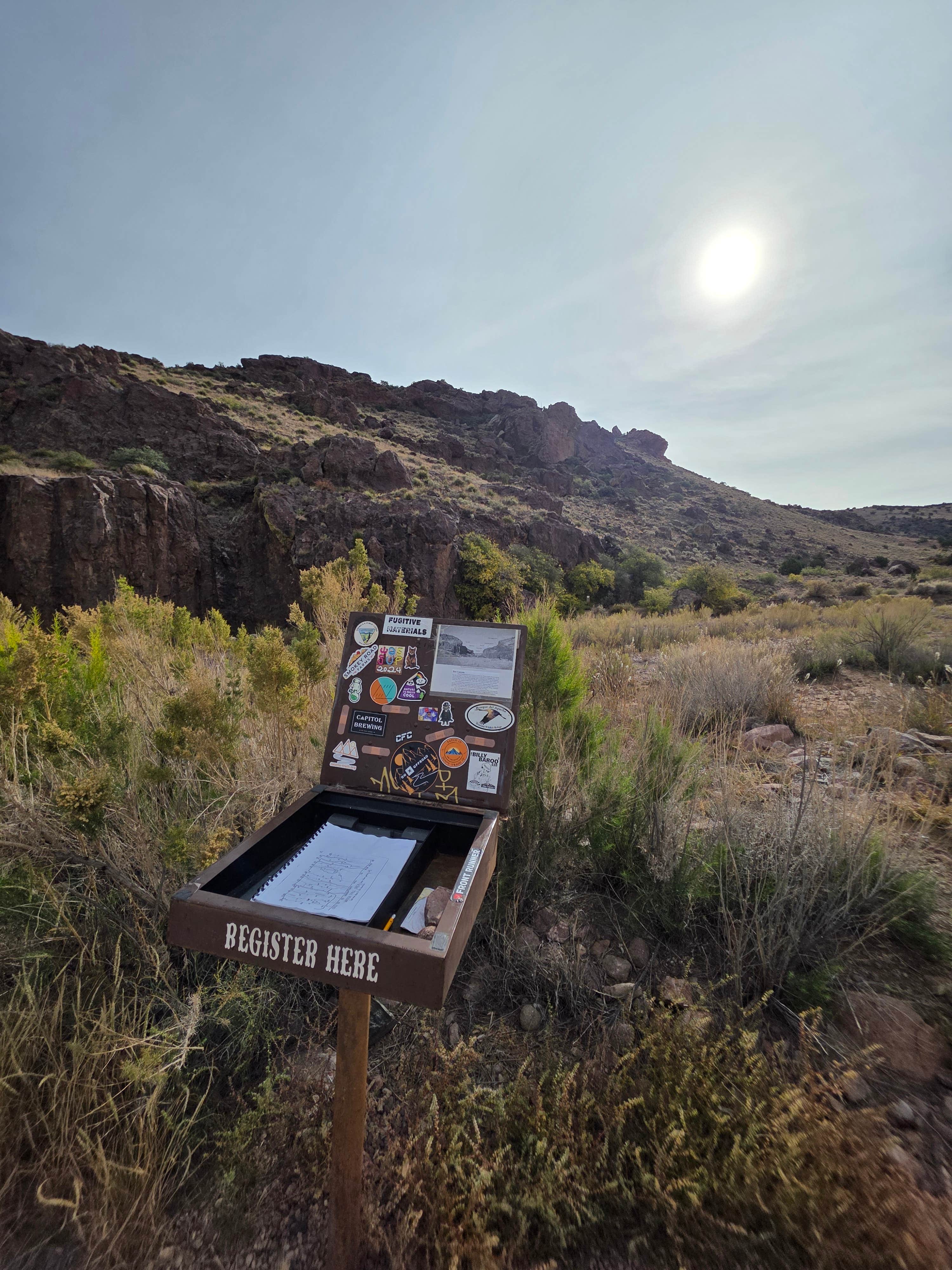 Camper-submitted photo at Box Canyon, NM near San Acacia, NM