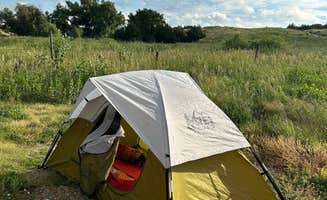 Erica C.'s photo of tent camping at Box Elder Canyon WMA near North Platte, NE