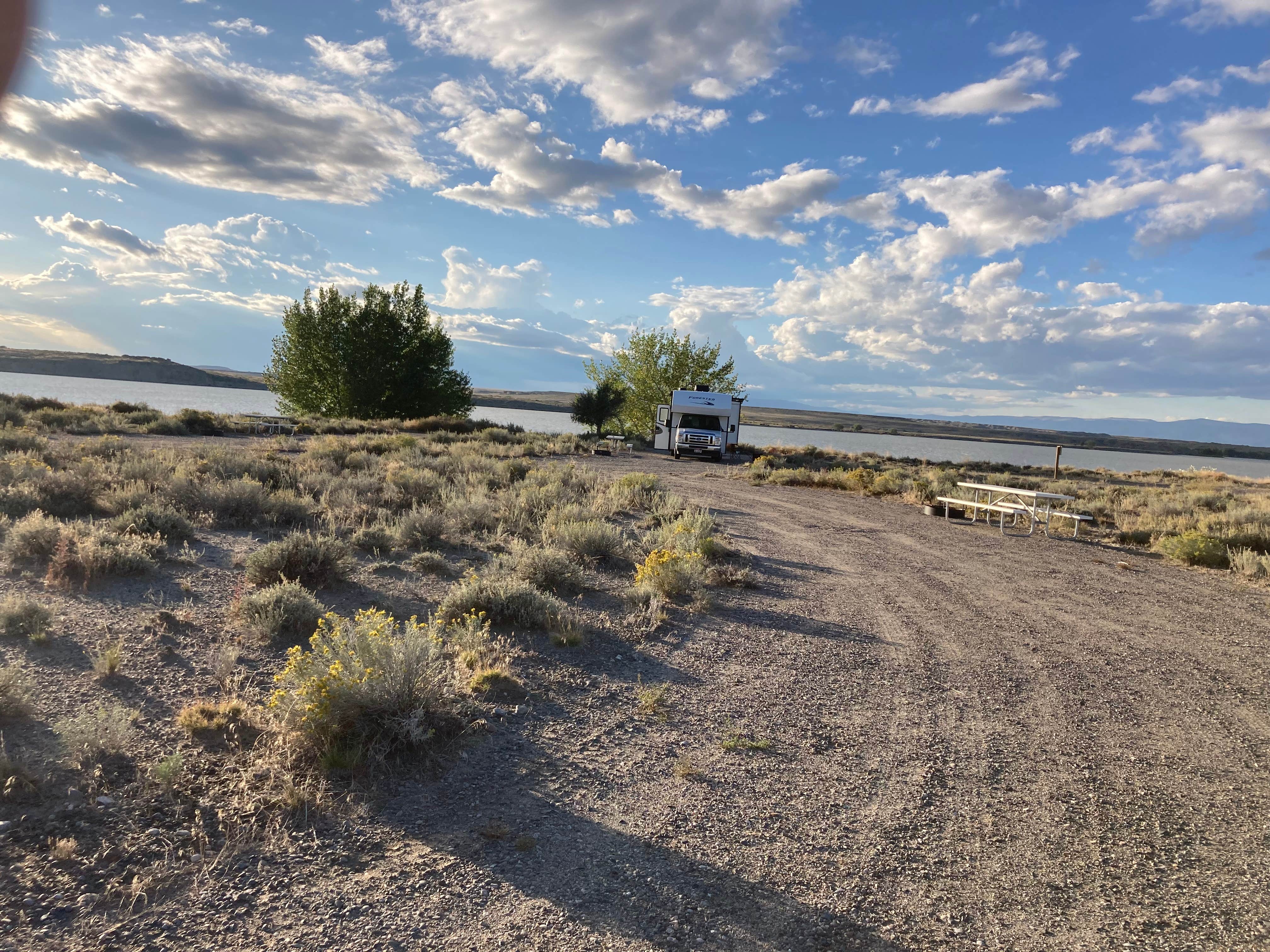 Camper-submitted photo at Brannon Campground — Boysen State Park near Thermopolis, WY
