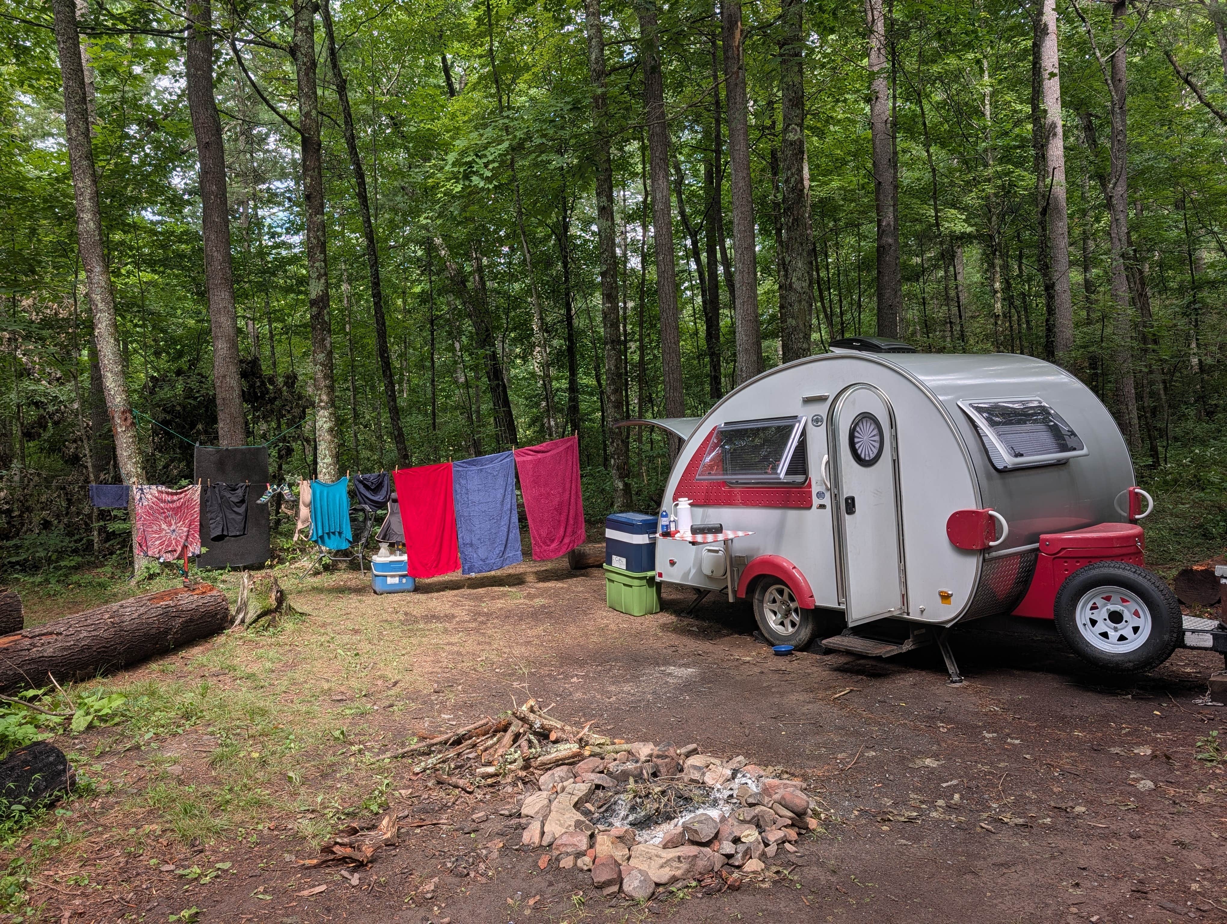 Camper-submitted photo at Braley Pond dispersed camping area near Deerfield, VA