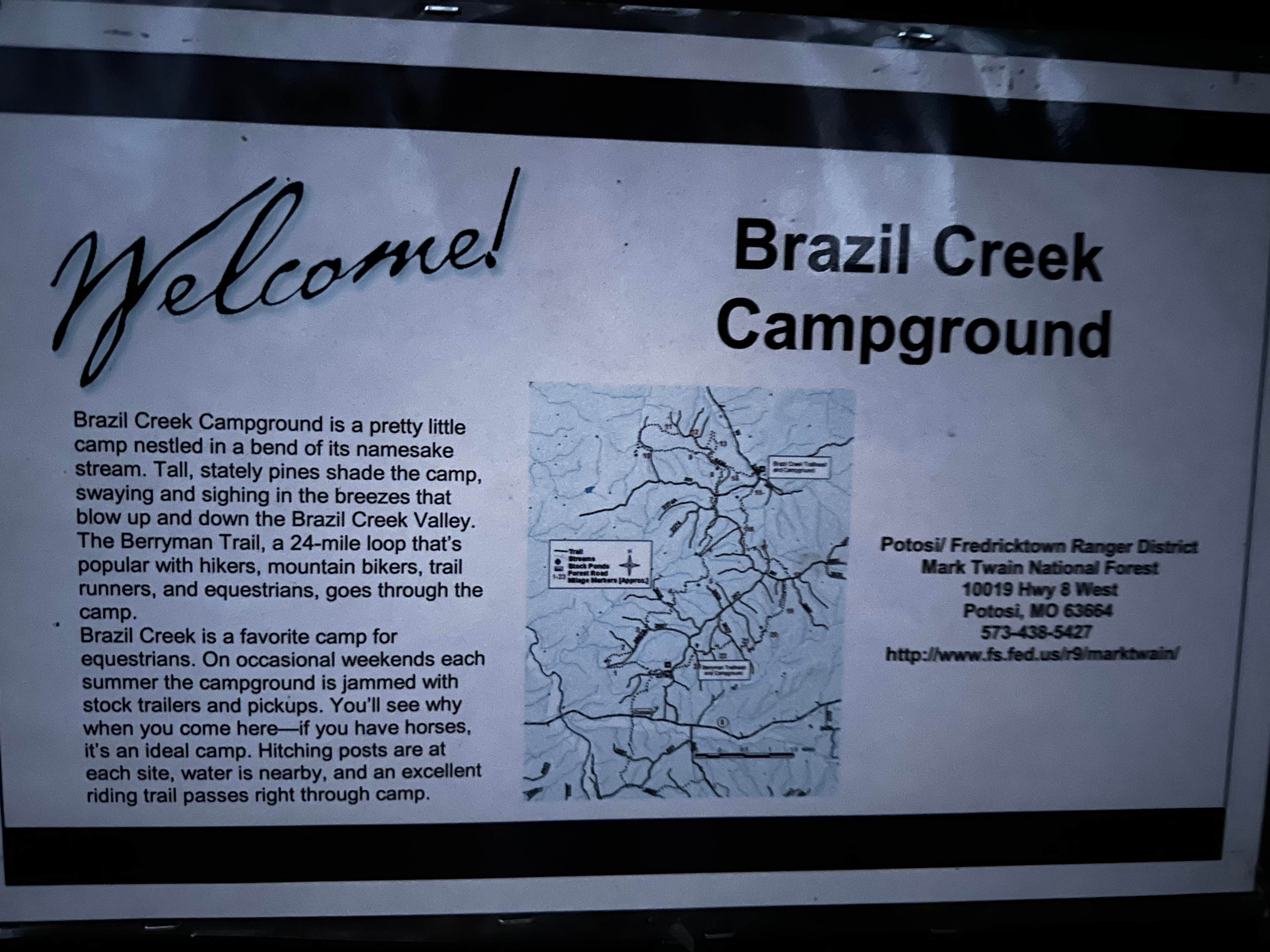 Camper-submitted photo at Brazil Creek Camping Area near Marthasville, MO