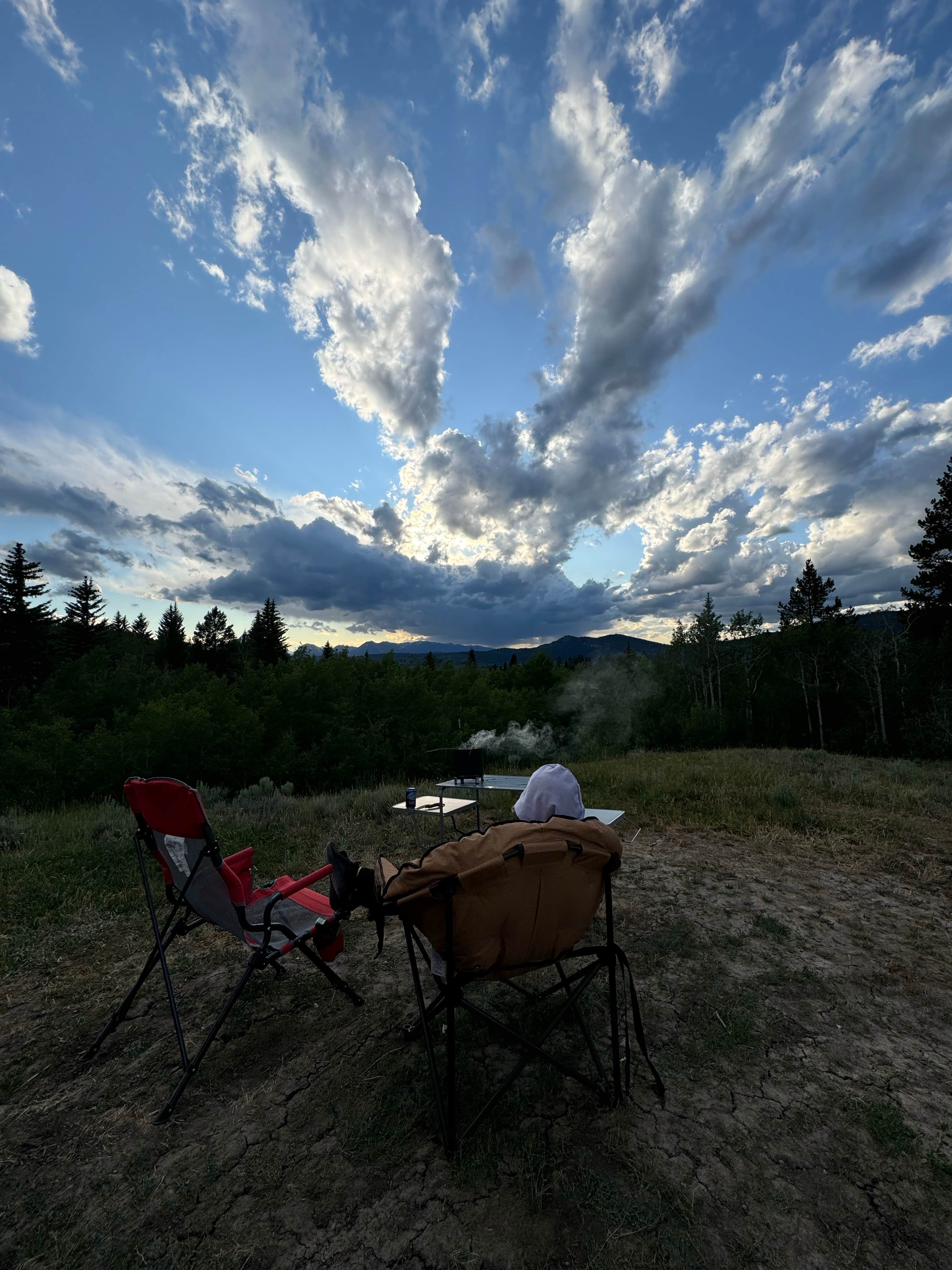 Kasey's photo of a dispersed camping area at Bridger-Teton National Forest near Shoshone National Forest