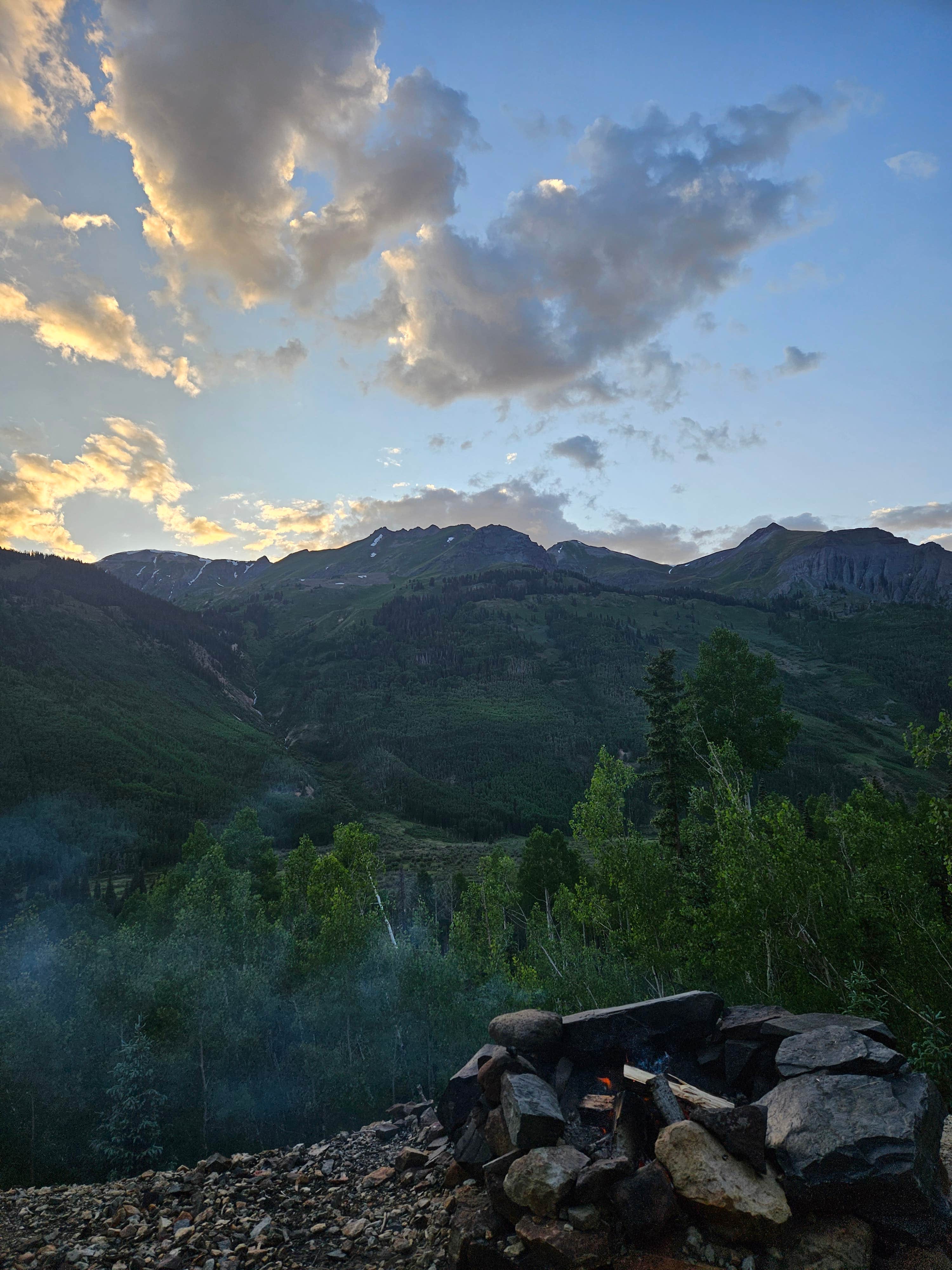 Caitlin F.'s photo of a dispersed camping area at Brown Mountain Rd ( Flynt Overlook) near Powderhorn, CO