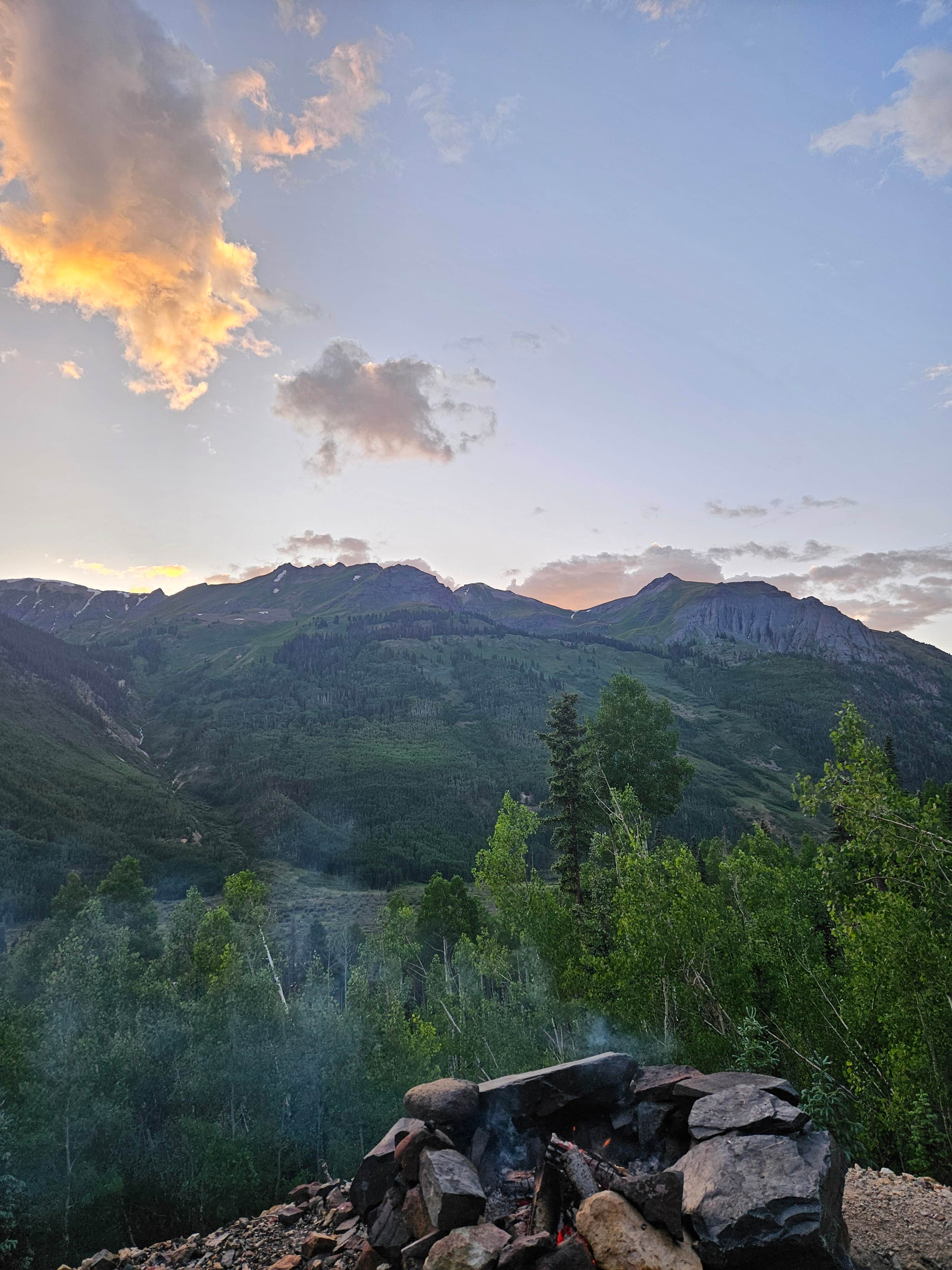 Camper-submitted photo at Brown Mountain Rd ( Flynt Overlook) near Ouray, CO