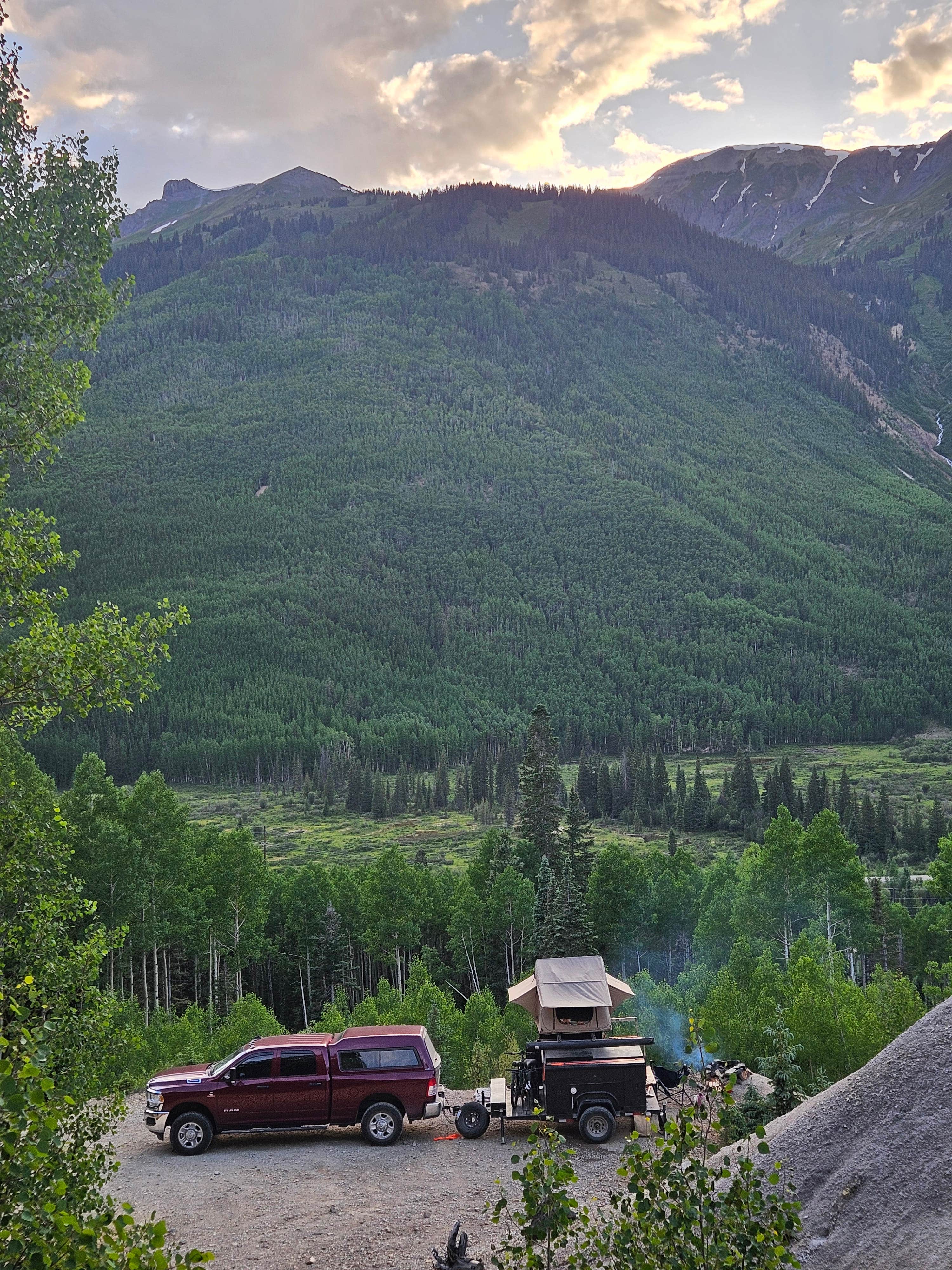 Camper-submitted photo at Brown Mountain Rd ( Flynt Overlook) near Ouray, CO