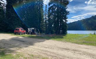 Imerie T.'s photo of a dispersed camping area at Brundage Resivour Dispersed Camping near Yellow Pine, ID