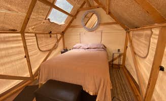 Lynn R.'s photo of glamping accommodations at Bryes Bad Axe Glamping near Genoa, WI