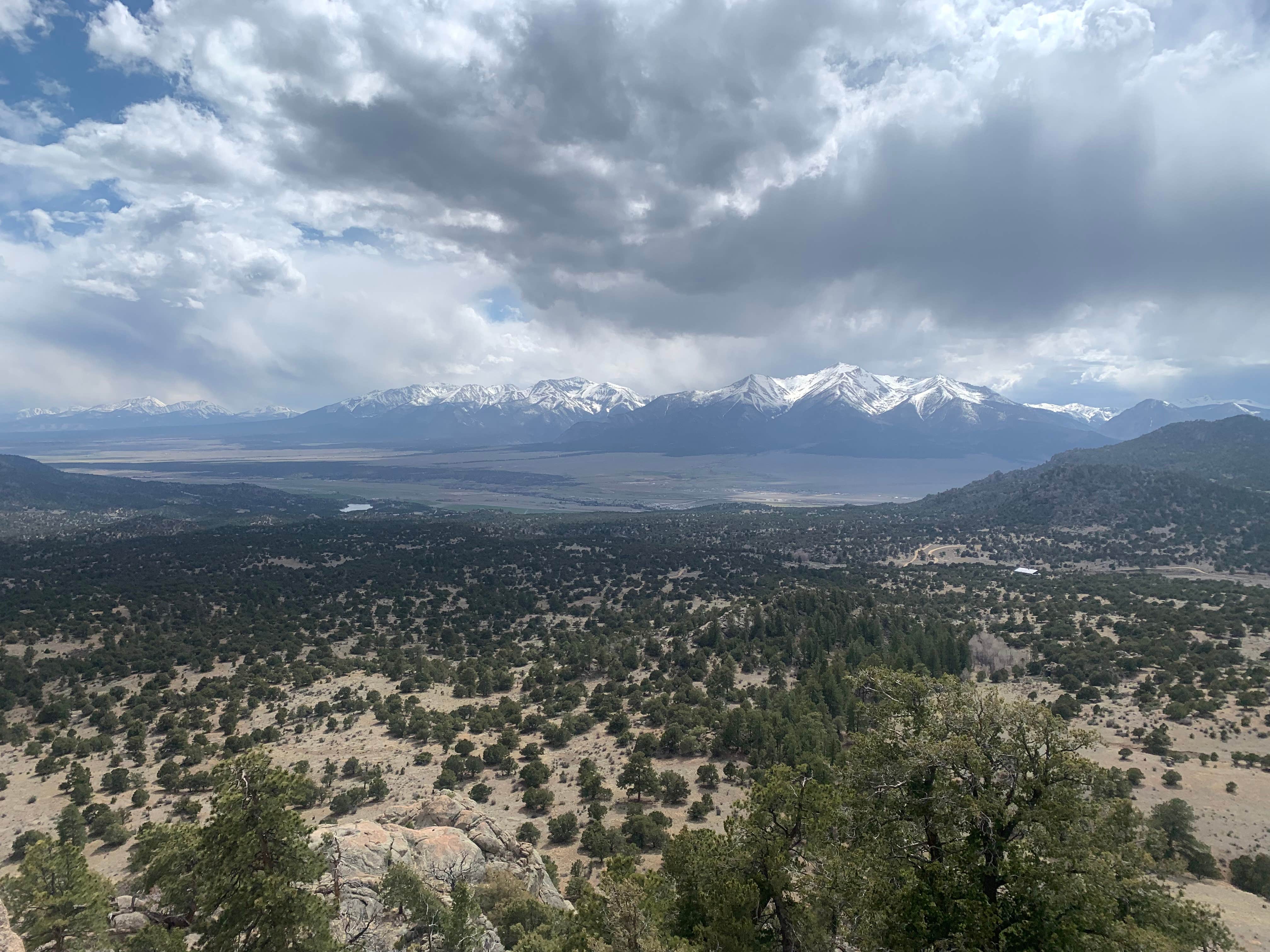 Pete K.'s photo of a dispersed camping area at Buena Vista Overlook near Buena Vista, CO