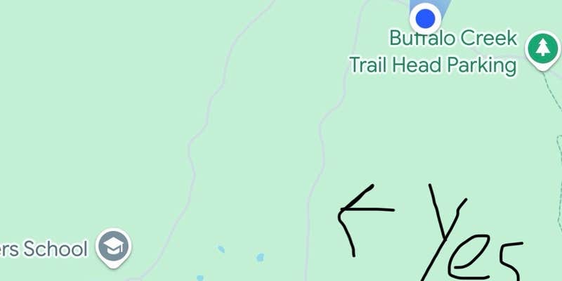 Camper submitted image from Buffalo Creek Trail