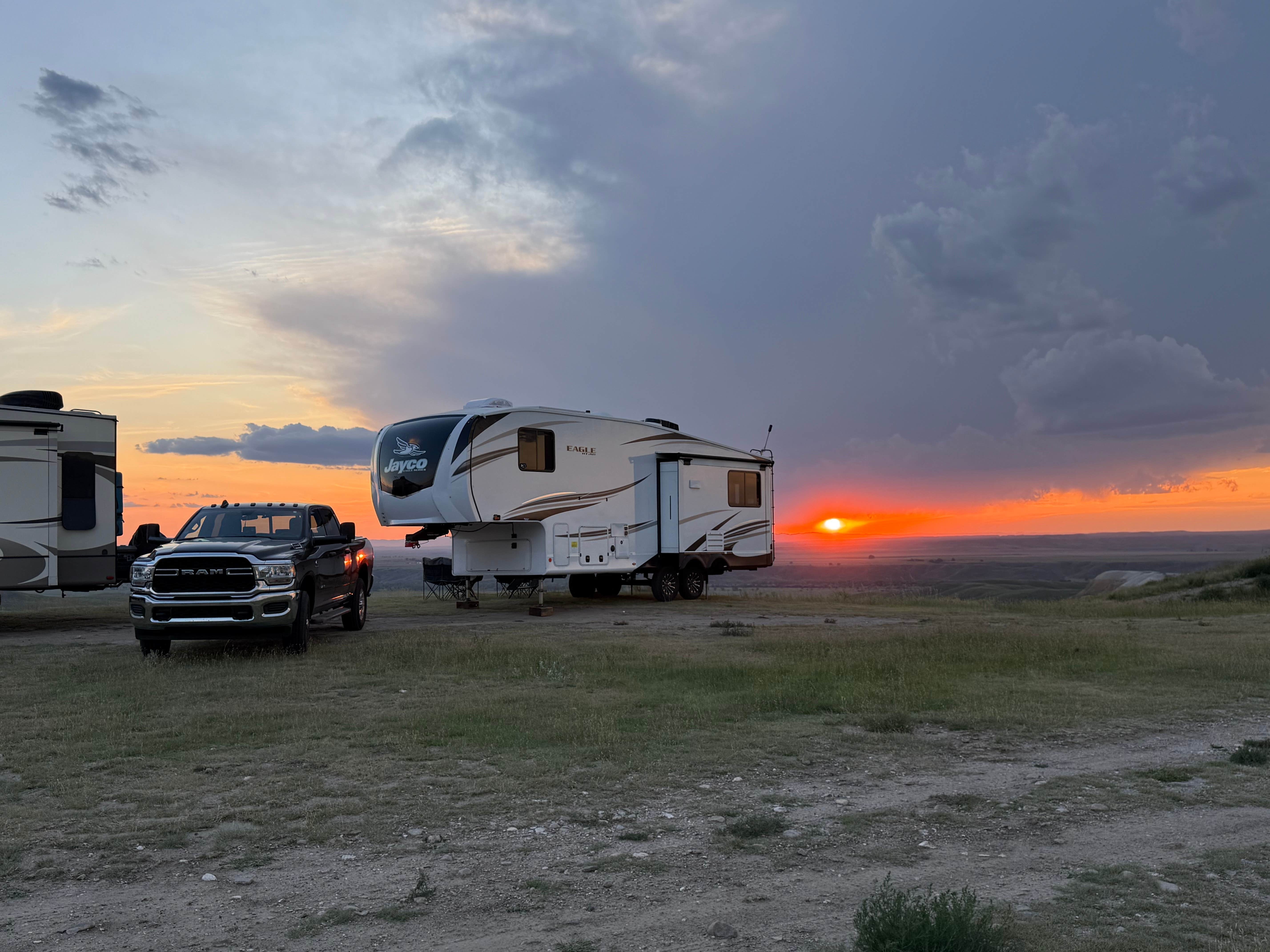 Jack N.'s photo of a dispersed camping area at Buffalo Gap national grassland boondocking near Badlands National Park