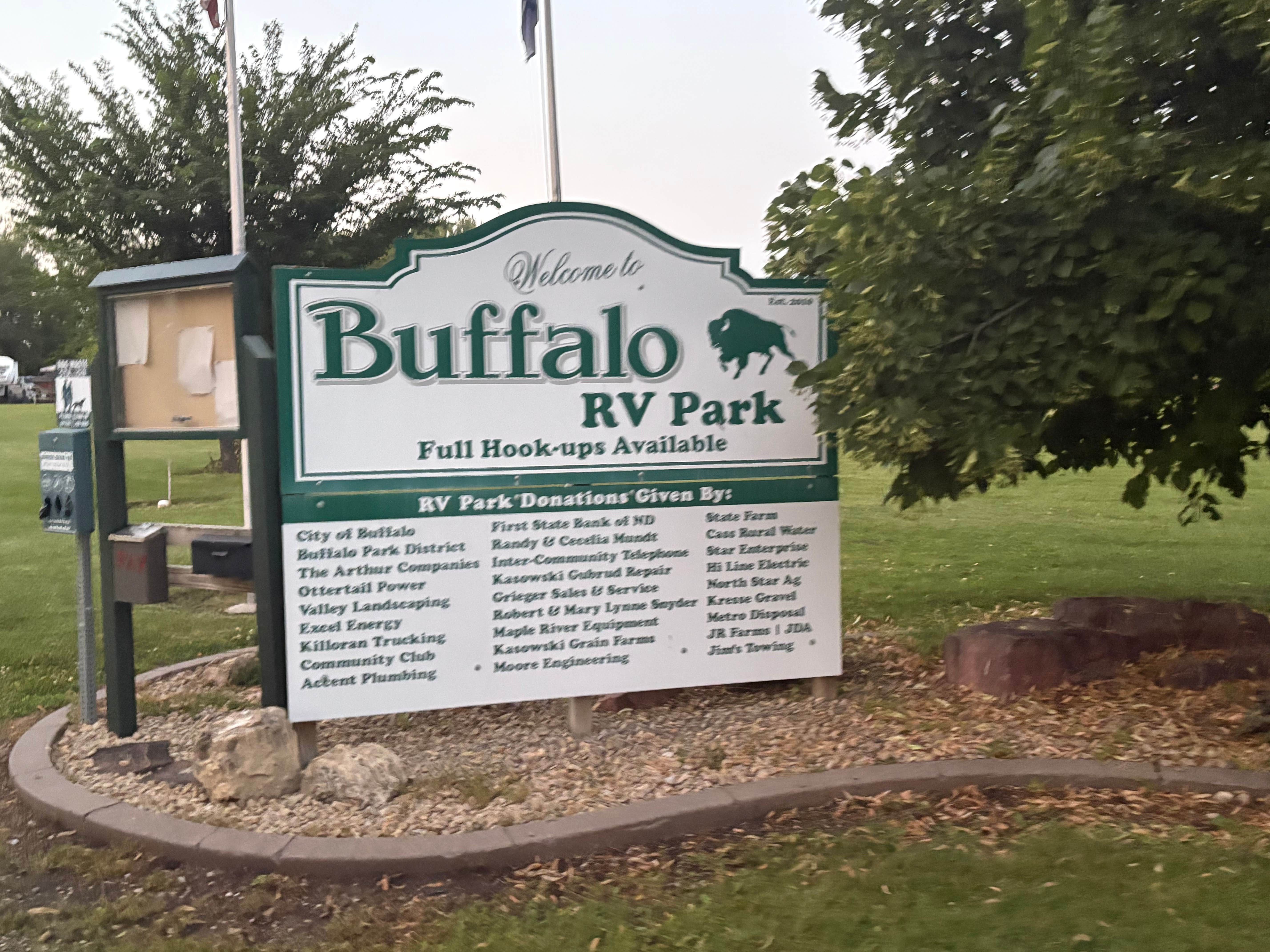 Camper-submitted photo at Buffalo RV Park near West Fargo, ND