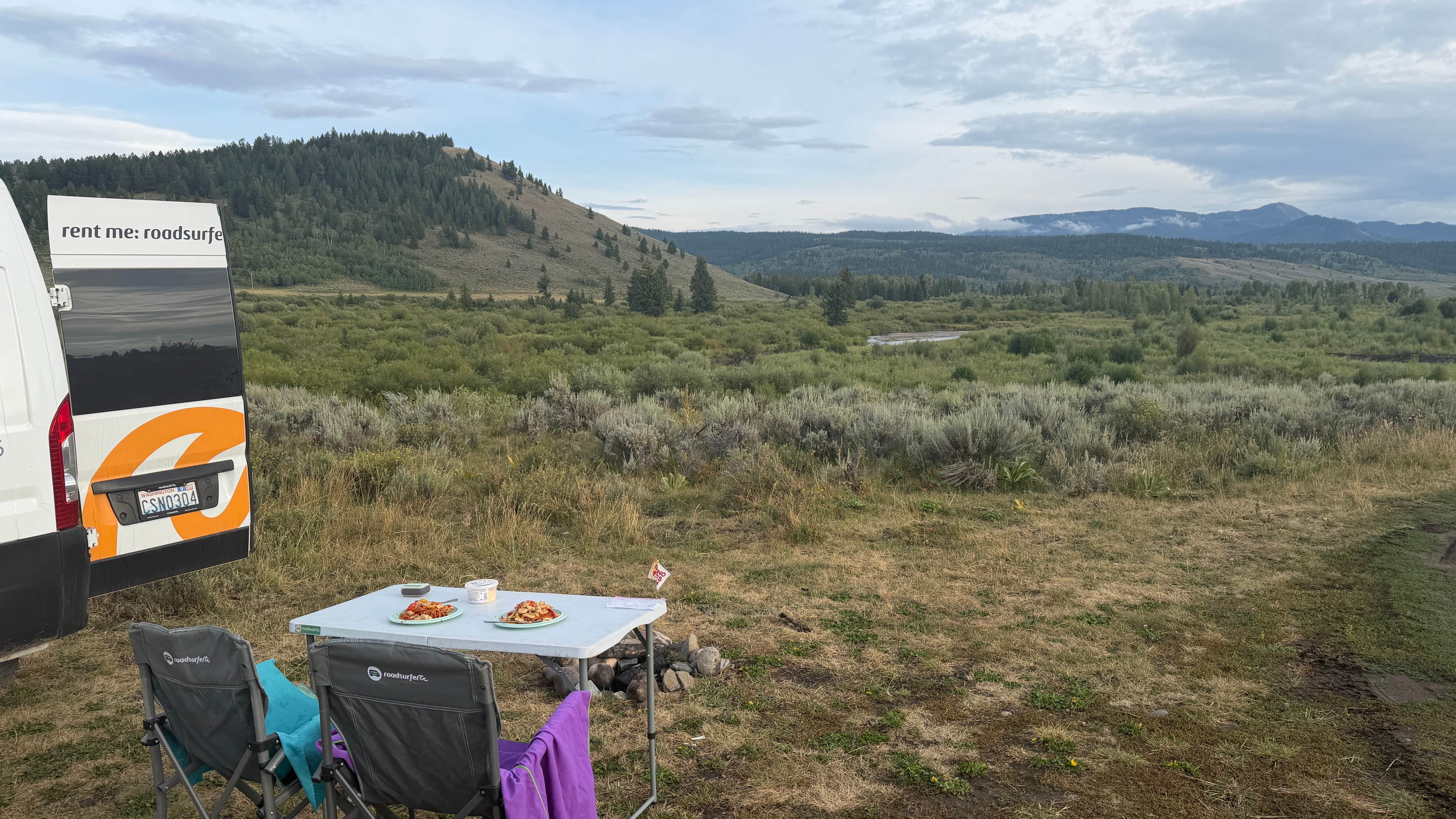 Camper-submitted photo at Buffalo Valley Campsites 4-7 near Moran, WY