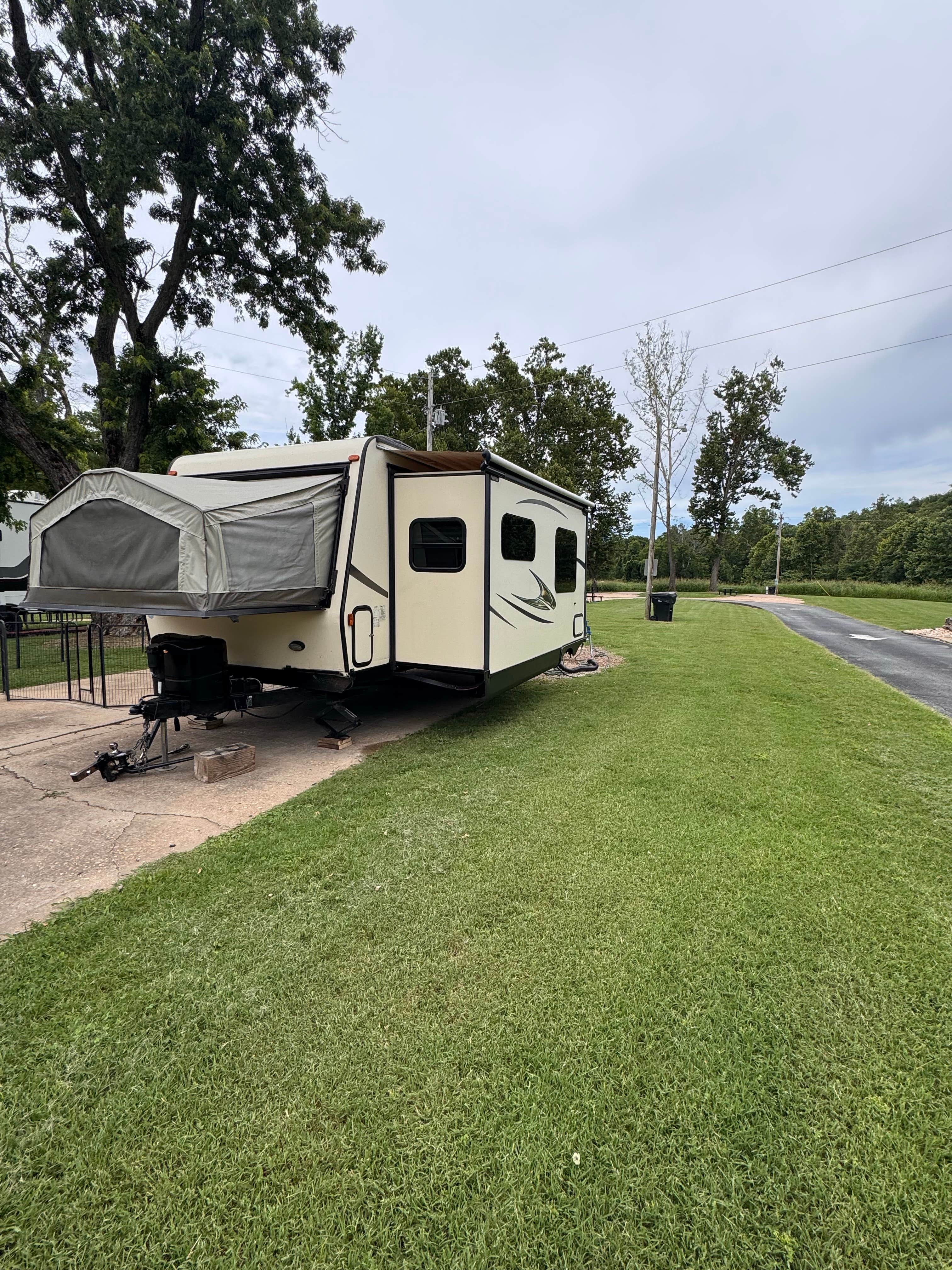 Shana A.'s photo of rv camping at Bull Creek RV Park near Chadwick, MO
