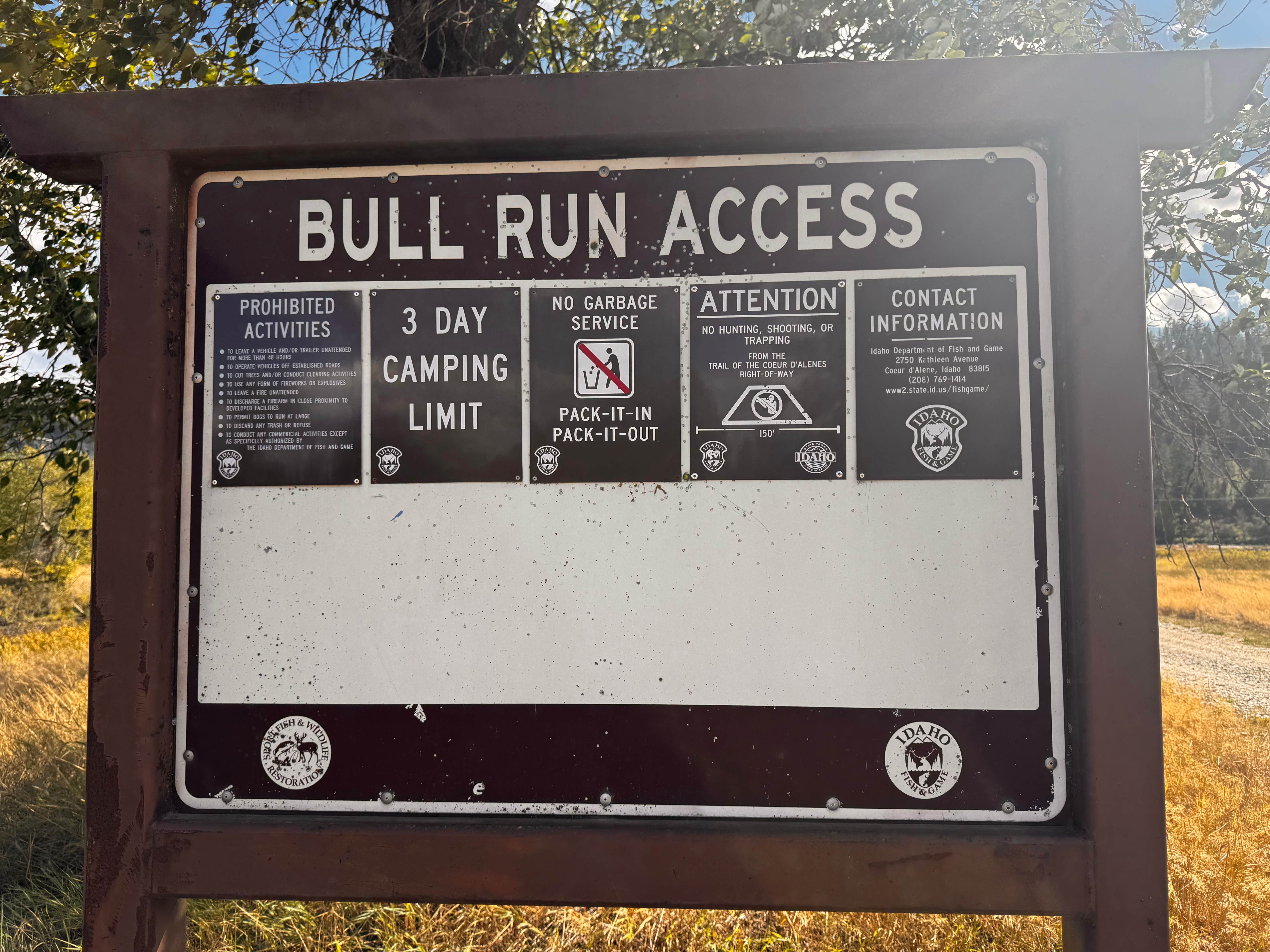 Camper-submitted photo at Bull Run Access Dispersed near Potlatch, ID