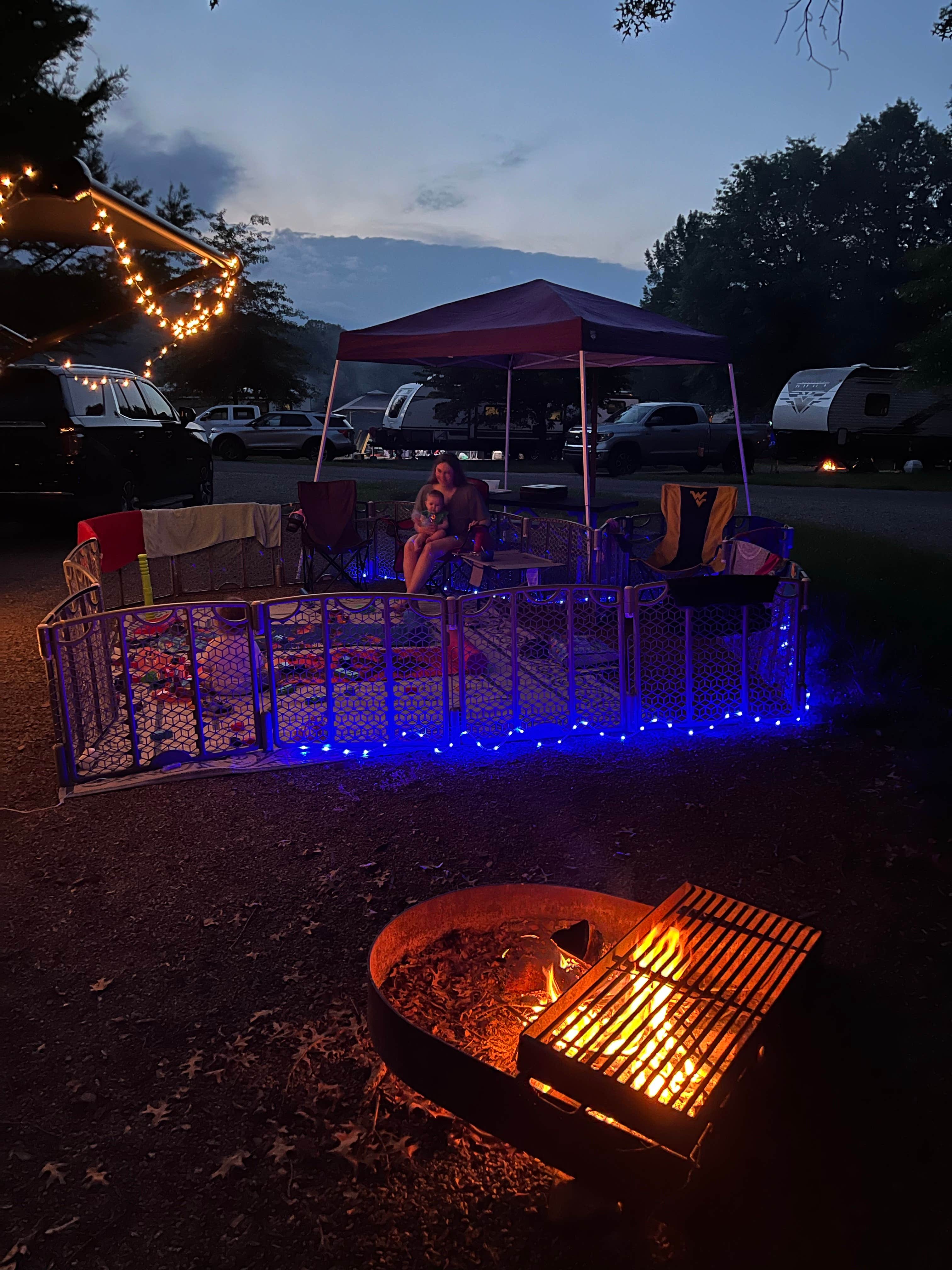 Camper-submitted photo at Bulltown Campground — Burnsville Lake Wildlife Management Area near Walkersville, WV