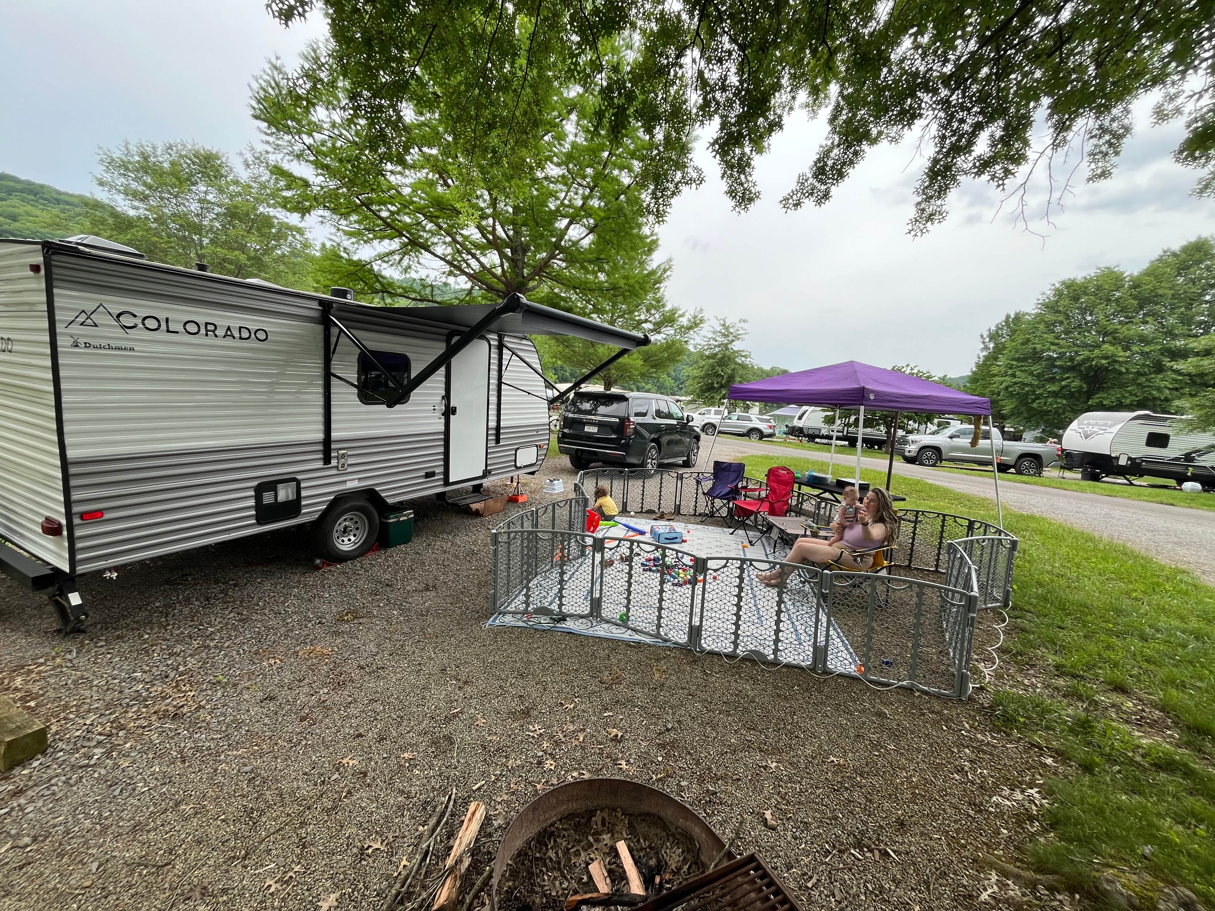 Camper-submitted photo at Bulltown Campground — Burnsville Lake Wildlife Management Area near Walkersville, WV