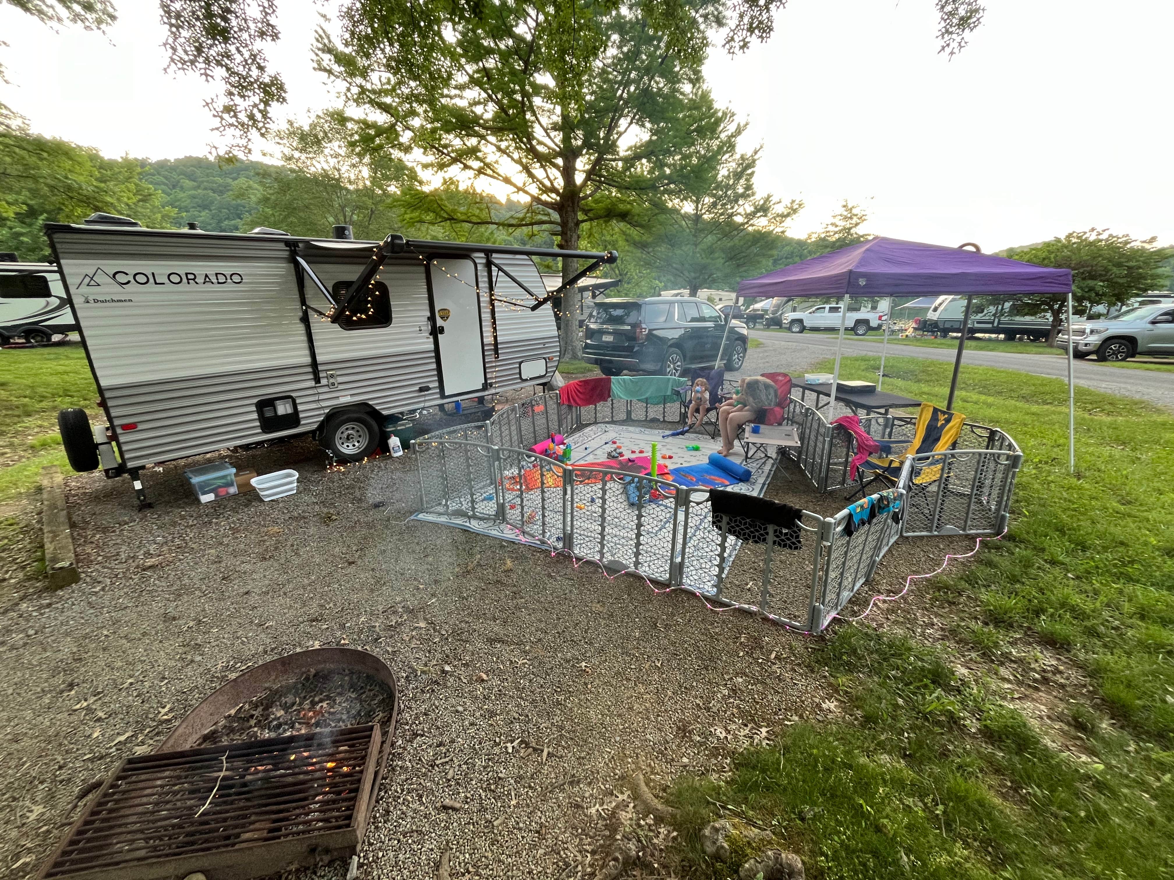 Camper-submitted photo at Bulltown Campground — Burnsville Lake Wildlife Management Area near Walkersville, WV